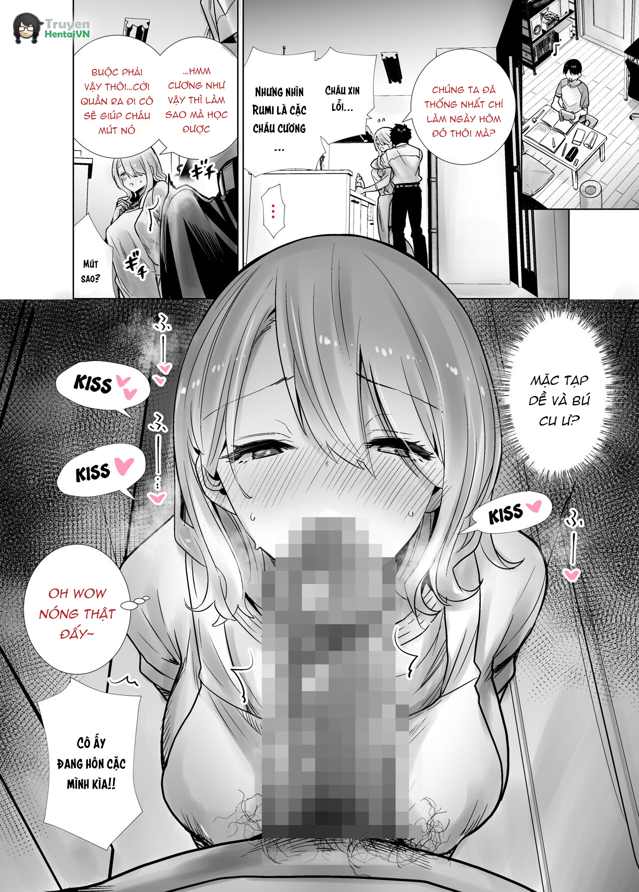 Đọc truyện hentai Tomodachi no Mama ga Boku no Dekachin de Ikimakutta Oshougatsu Otoshidama Soushuuhen - Chap 1