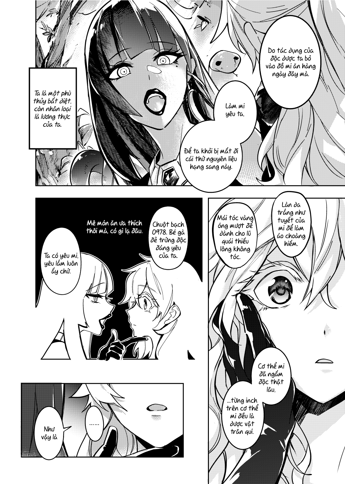 Đọc truyện hentai Tiểu Bạch và Ả Phù Thủy - Oneshot