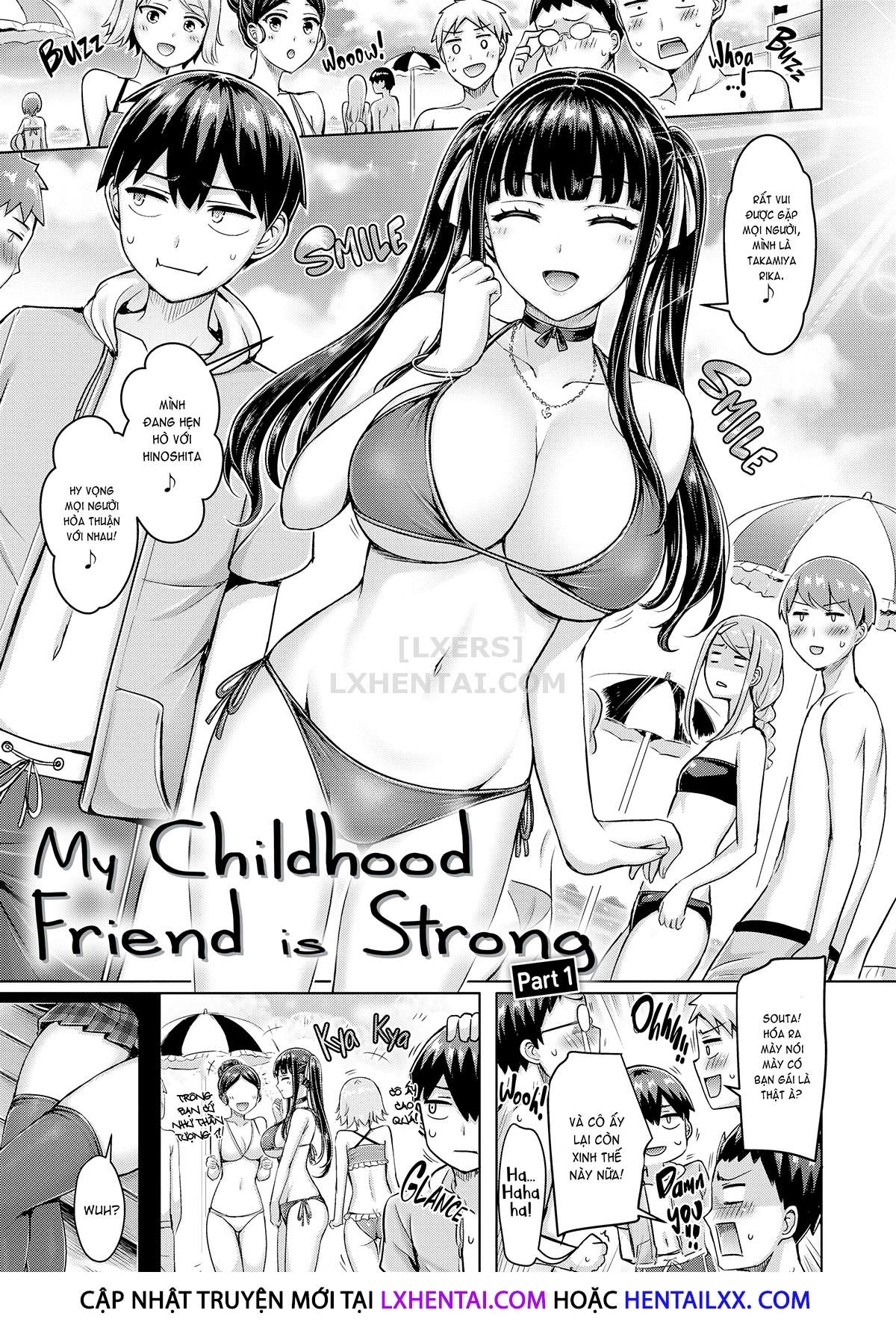 Đọc truyện hentai Titty Parade - Chap 7 - My Childhood Friend is Strong - Part 1