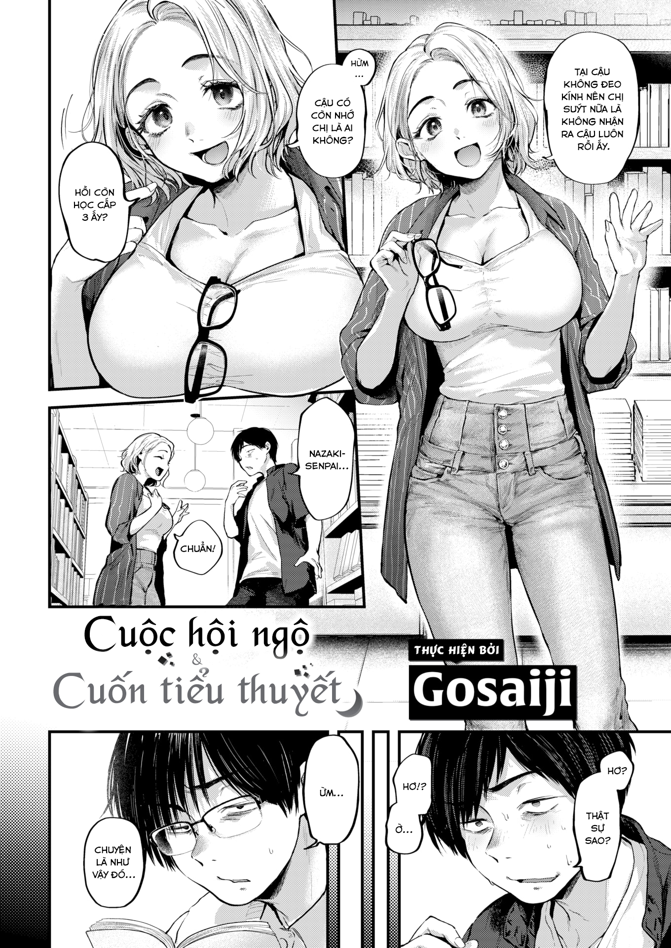 Đọc truyện hentai Cuộc hội ngộ & Cuốn tiểu thuyết - Oneshot