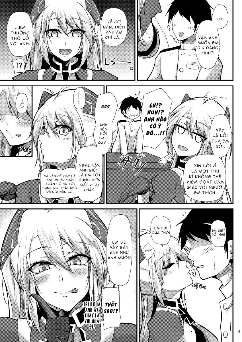 Đọc truyện hentai I Want To Be Spoiled By Prinz Eugen!! - Oneshot