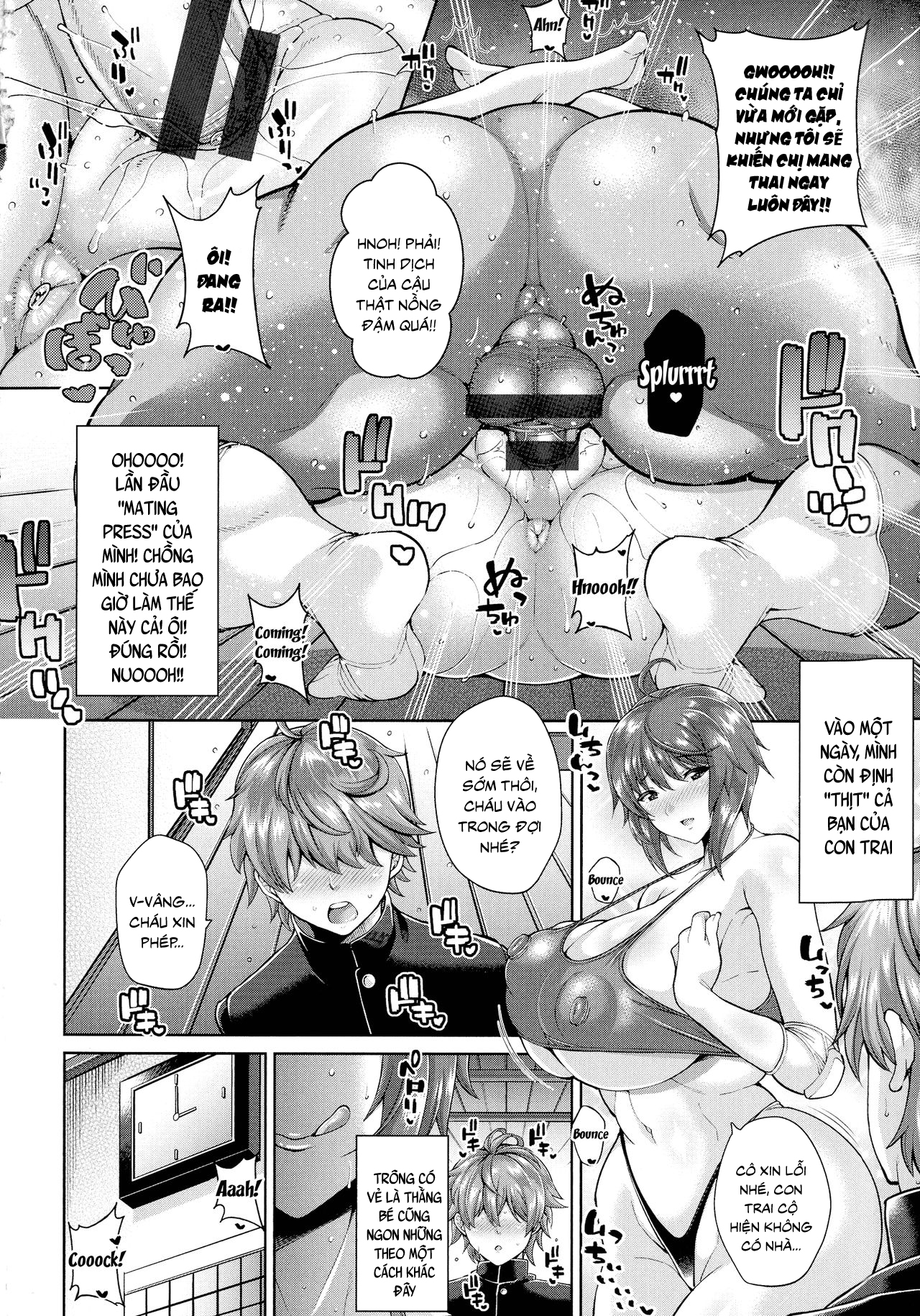 Đọc truyện hentai Getting Hot And Sweaty With My Friend's Lewd Mom - Oneshot