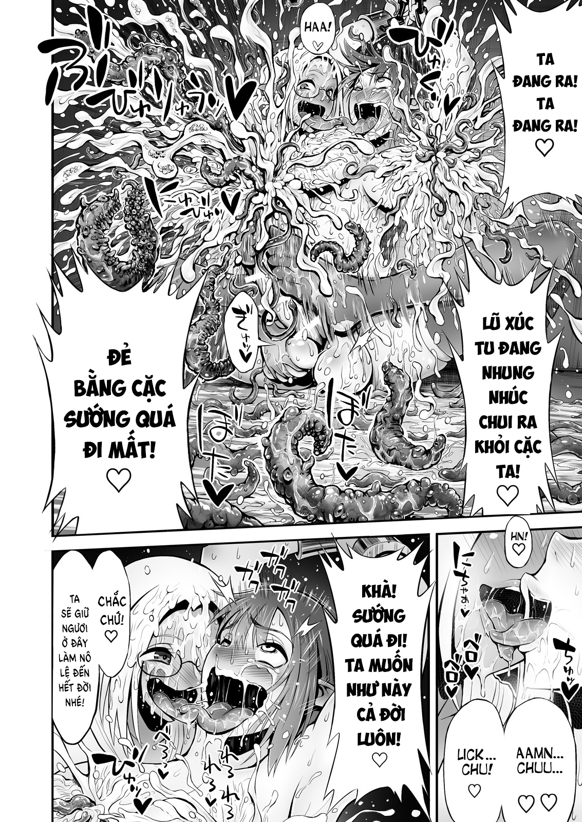 Đọc truyện hentai Futanari Chinpo ni Shokushu Sanran - Oneshot