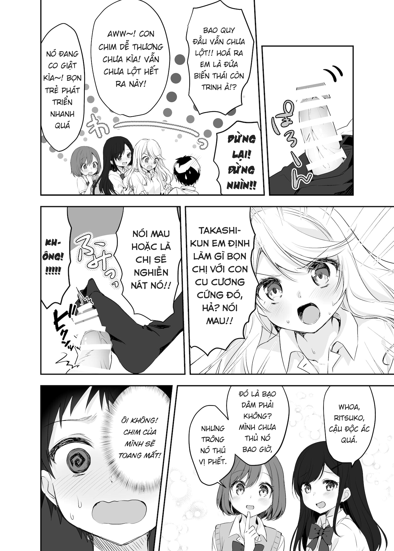 Đọc truyện hentai Họ tỉnh giấc khi tôi đang cố hiếp chị gái và bạn của bà ấy trong khi họ đang ngủ. - Oneshot