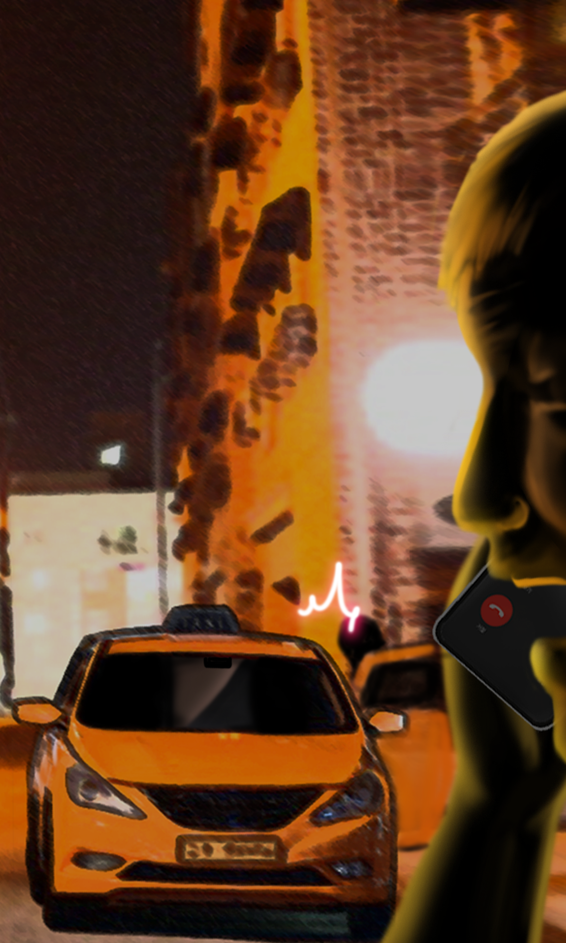 Đọc truyện hentai Night Taxi - Oneshot