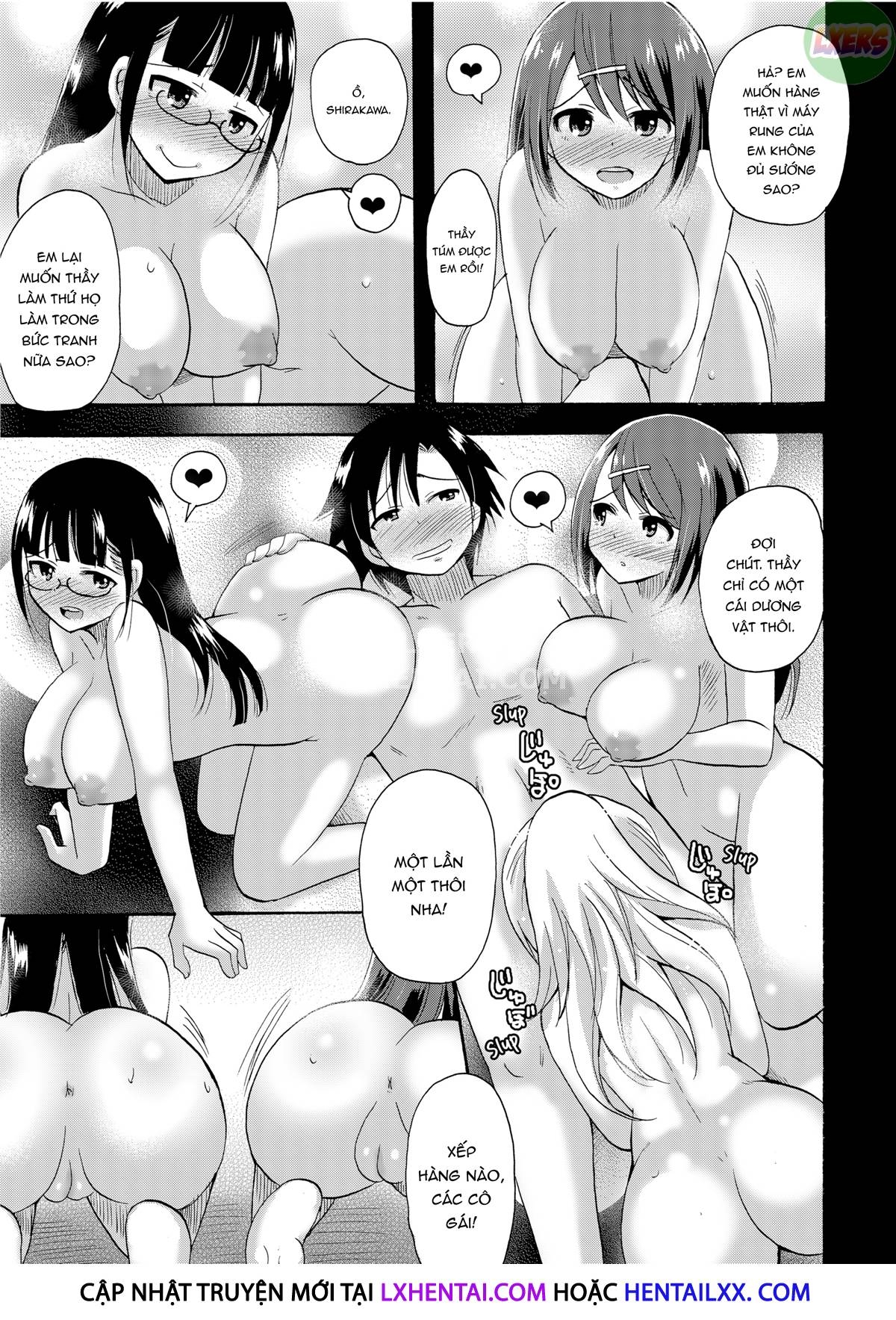 Đọc truyện hentai Dàn Harem ướt át ở học viện - Chap 7