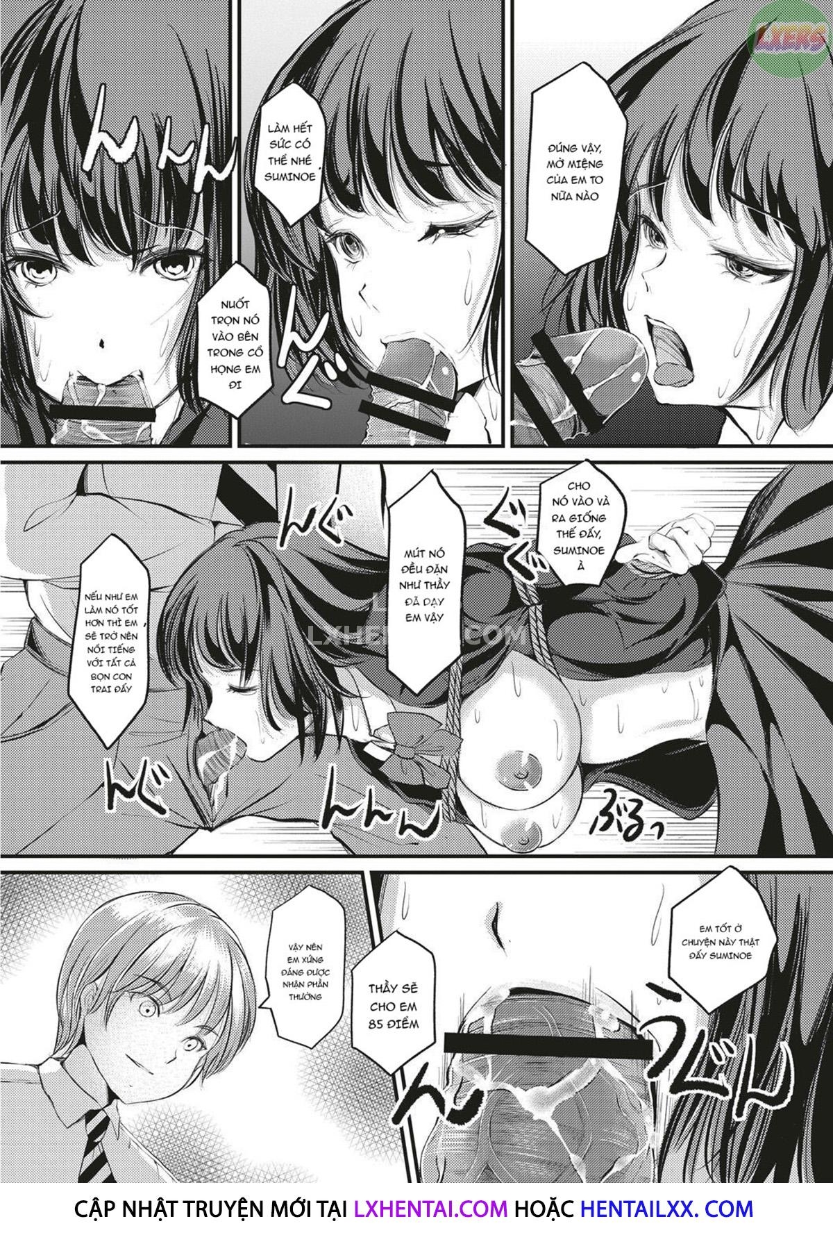 Đọc truyện hentai Kinbaku Seidorei Choukyou Gakuen - Chap 6