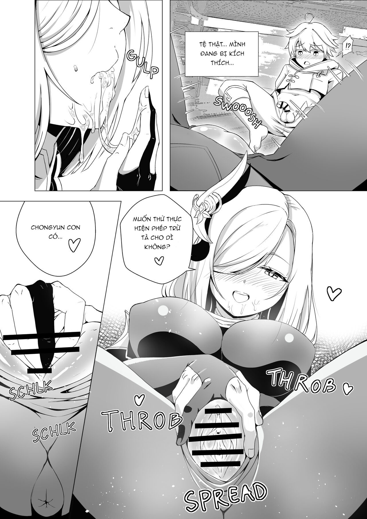 Đọc truyện hentai Shenhe Dạy Trừ Tà - Oneshot