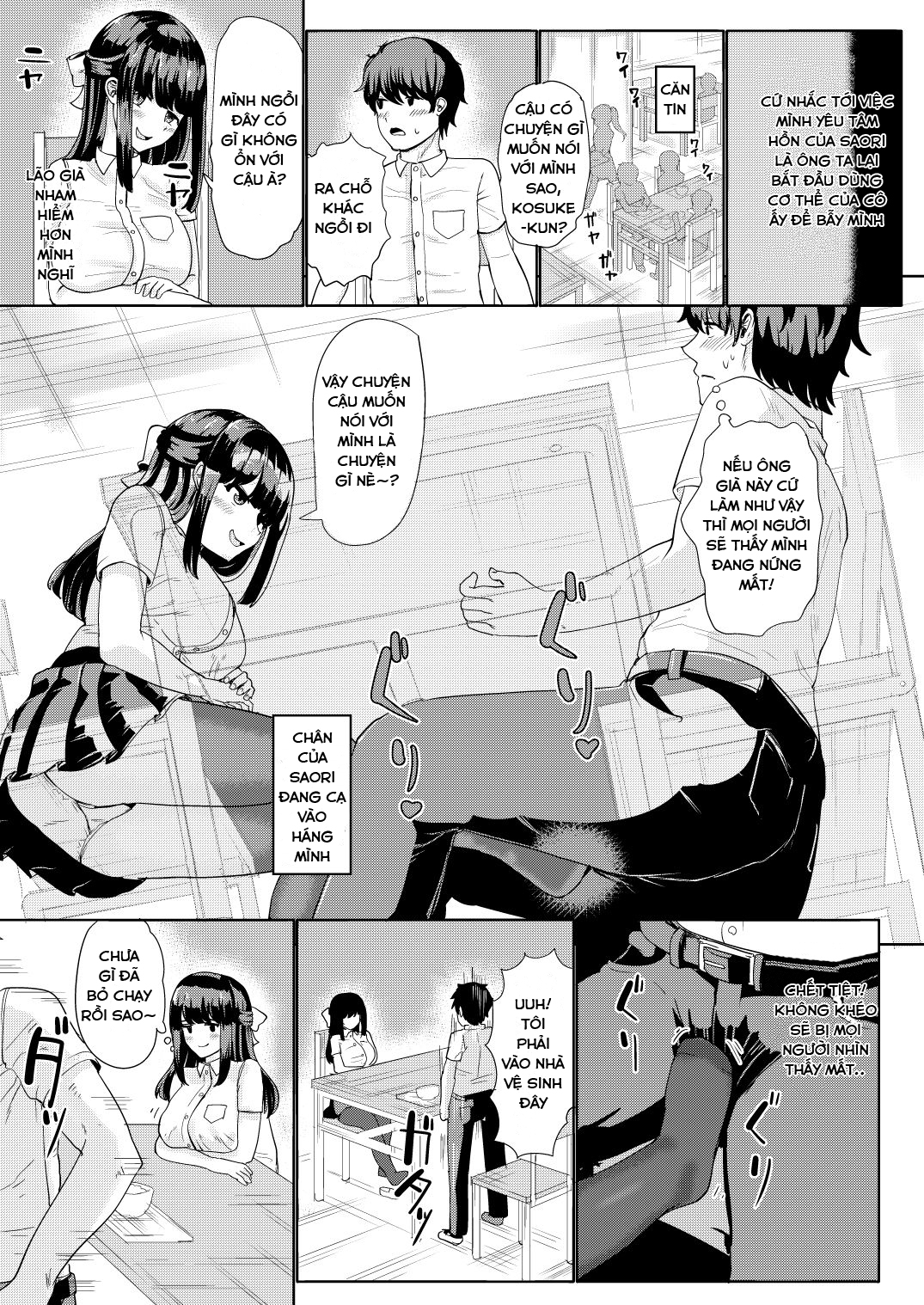 Đọc truyện hentai Kanojo to Oji-san no Karada ga Irekawaru TSF - Oneshot