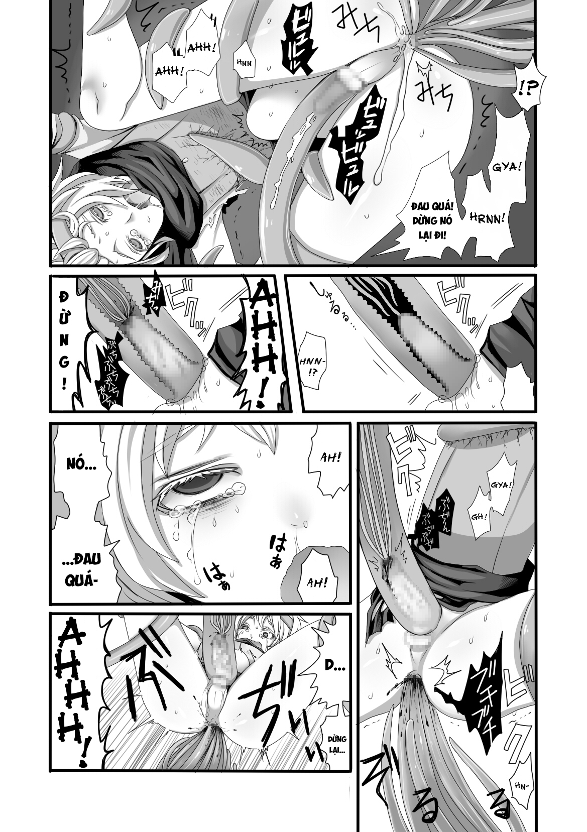 Đọc truyện hentai Quái vật, anh hùng và pháp sư - Oneshot