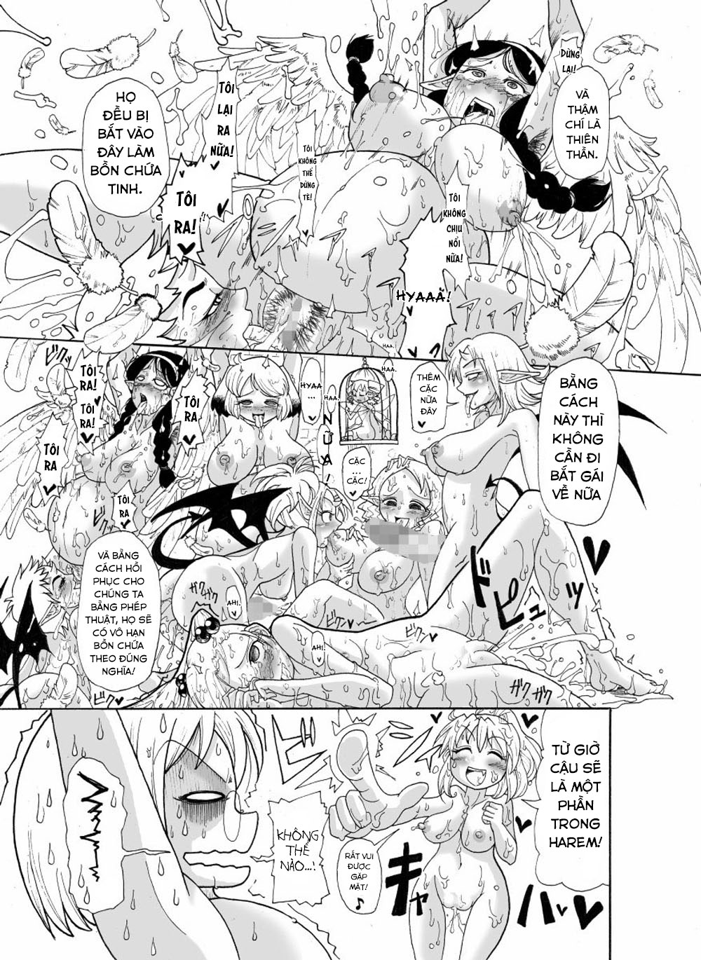 Đọc truyện hentai Kankin Tairankou!! Succubus no Kan - Oneshot