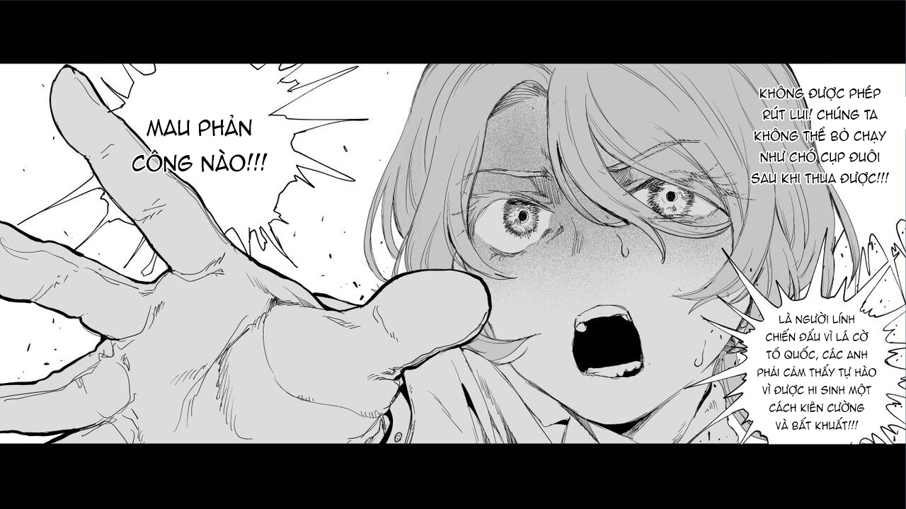 Đọc truyện hentai Tuyển Tập Truyện Ngắn Về Chiến Tranh Của Kubikiri - Con Chỉ Huy Ngu Xuẩn - Fallen on the Battlefield - Stupid Officer