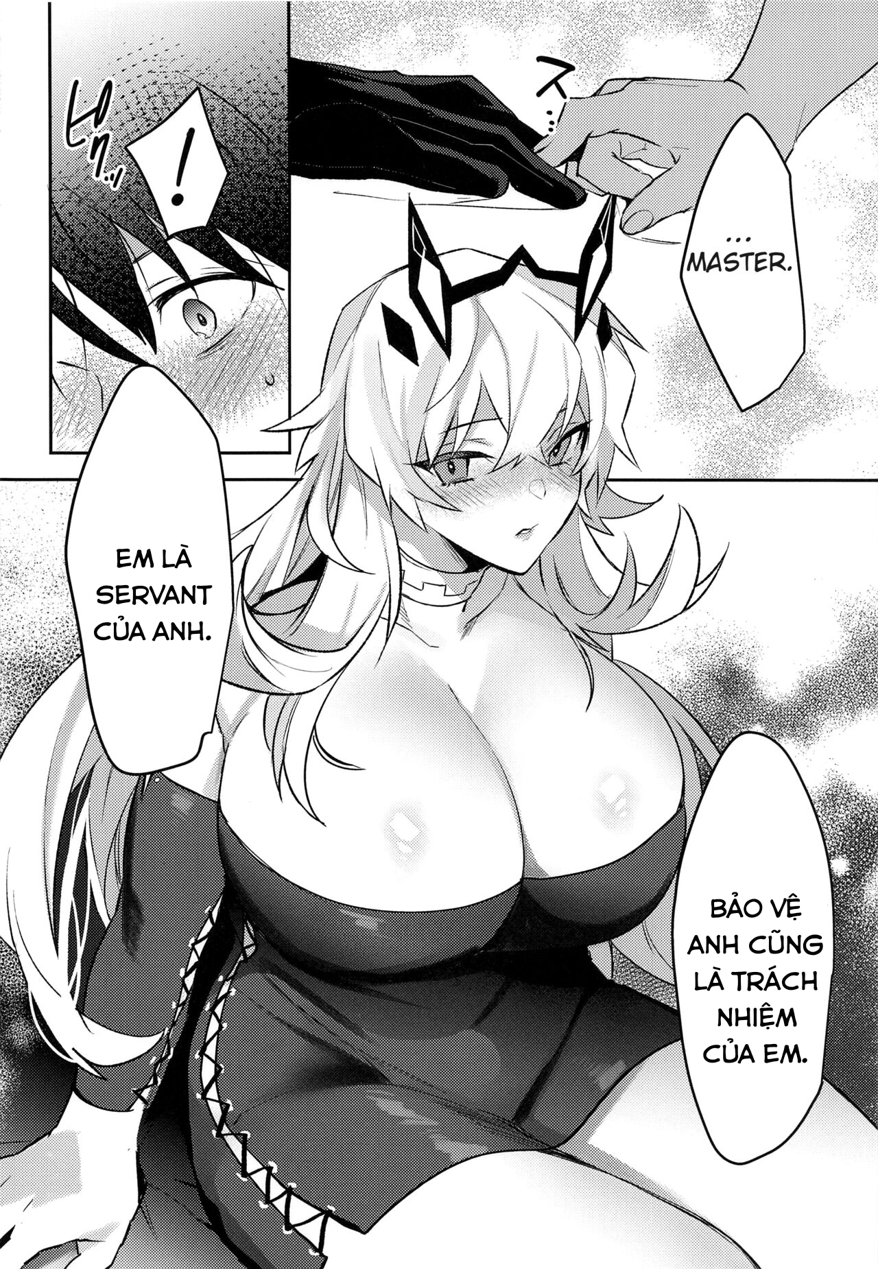 Đọc truyện hentai Kimi to Kiss Shinai to Derarenai Heya (Fate/Grand Order) - Oneshot