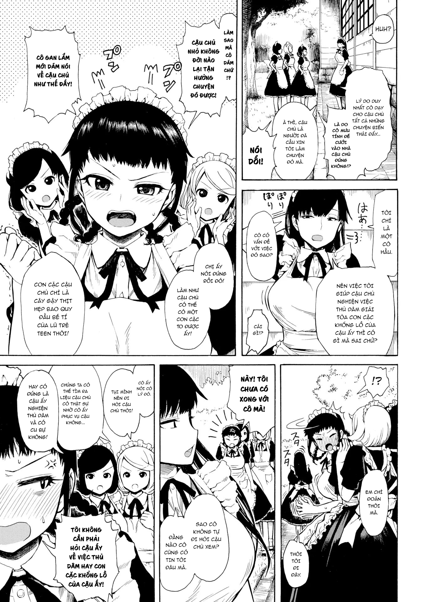 Đọc truyện hentai Nỗi niềm trăn trở của cậu chủ trẻ - Oneshot