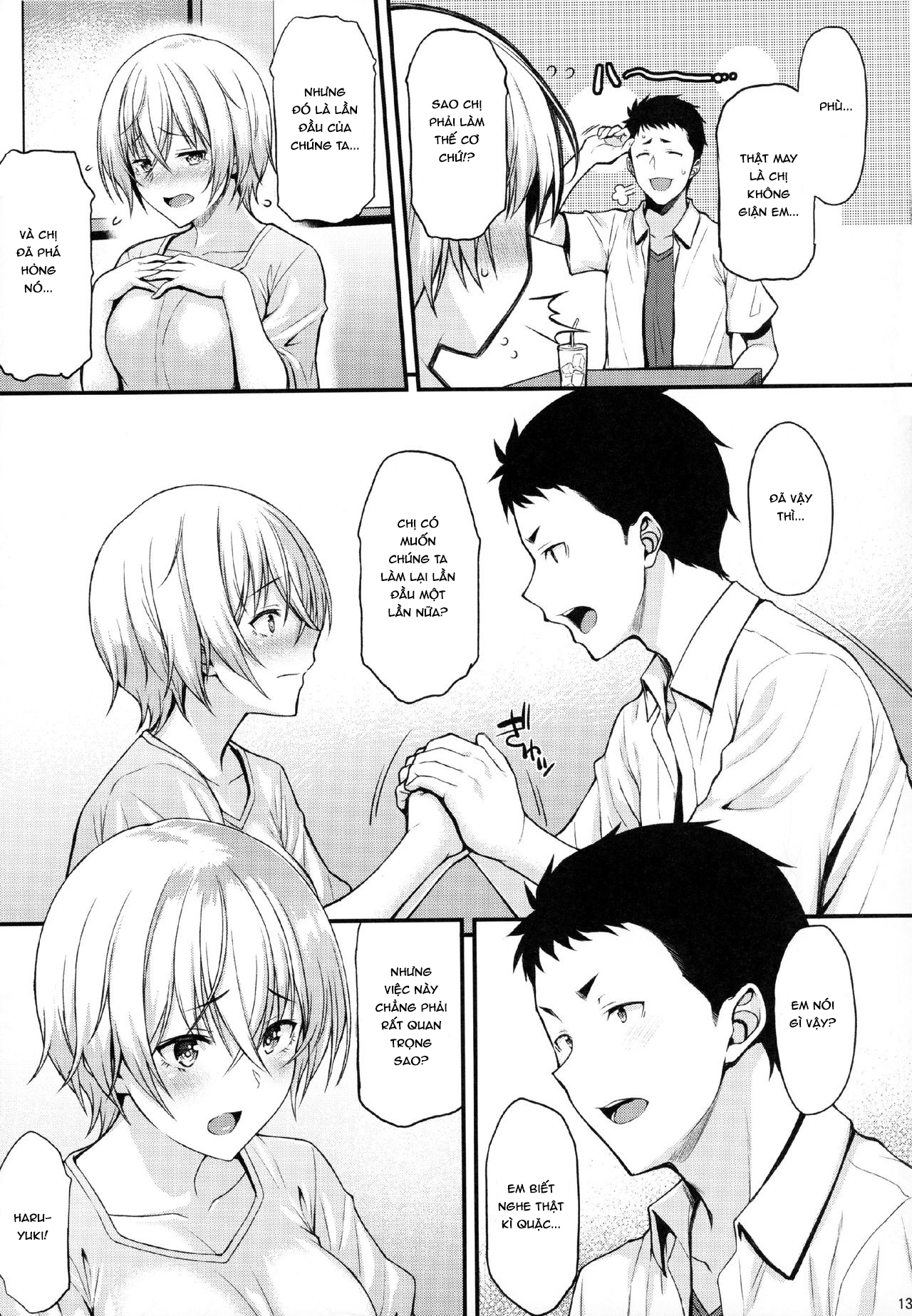 Đọc truyện hentai Itoshi no Senpai to Mou Ichido Hajimete - Oneshot