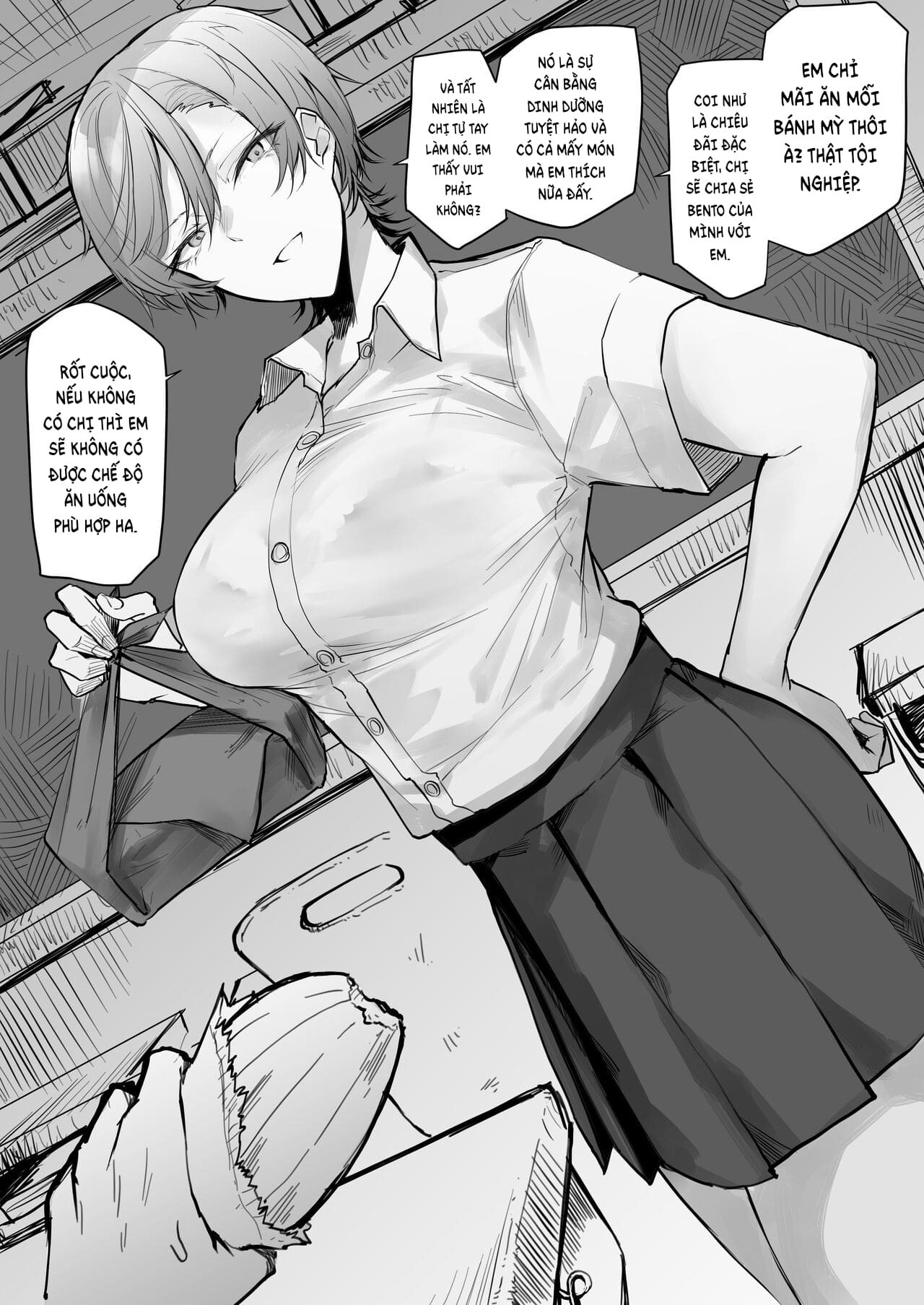 Đọc truyện hentai Chị Gái Đẹp Trai Kiêu Ngạo - Oneshot