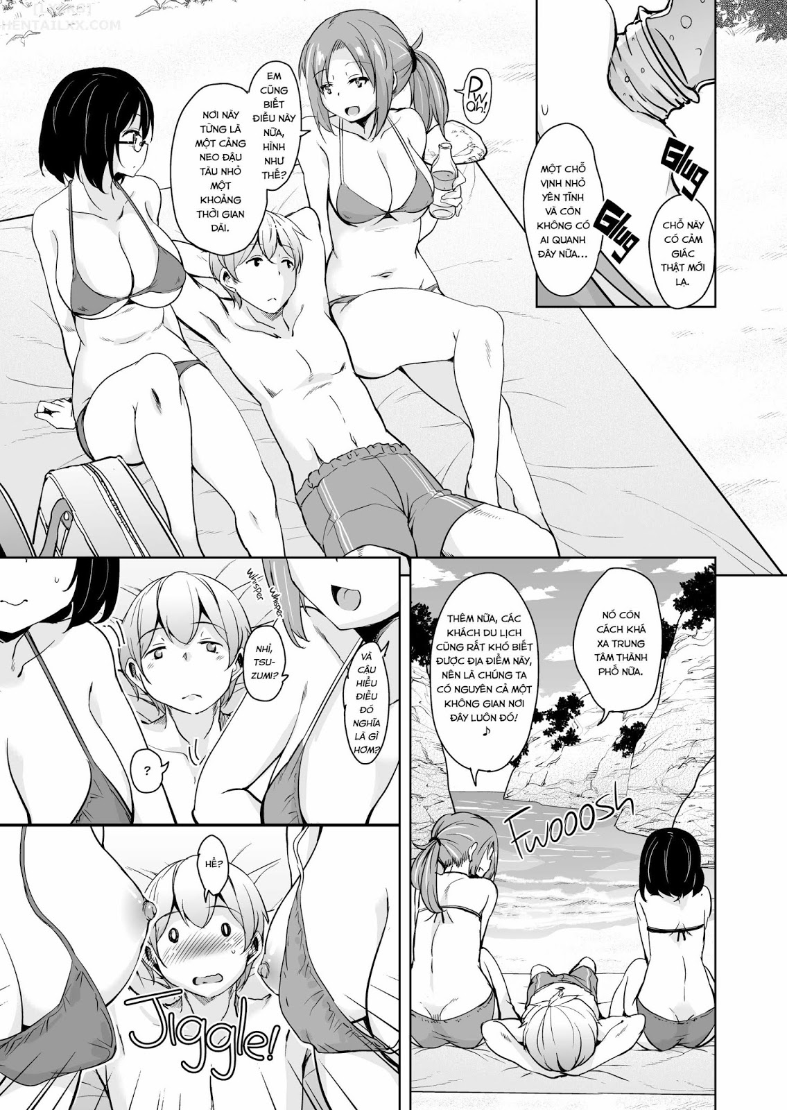 Đọc truyện hentai Tropical Island Maniacs: My Host Family is so Lewd! - Chap 4