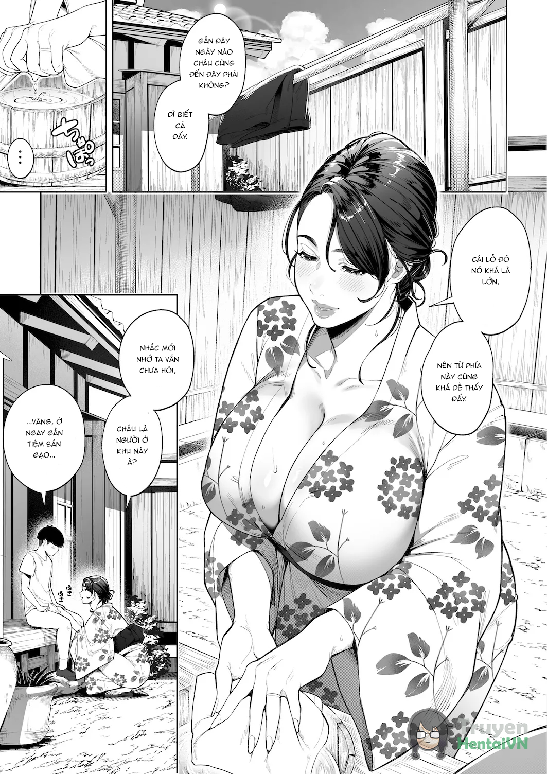 Đọc truyện hentai Ana no Mukou no Atsui Natsu - Oneshot