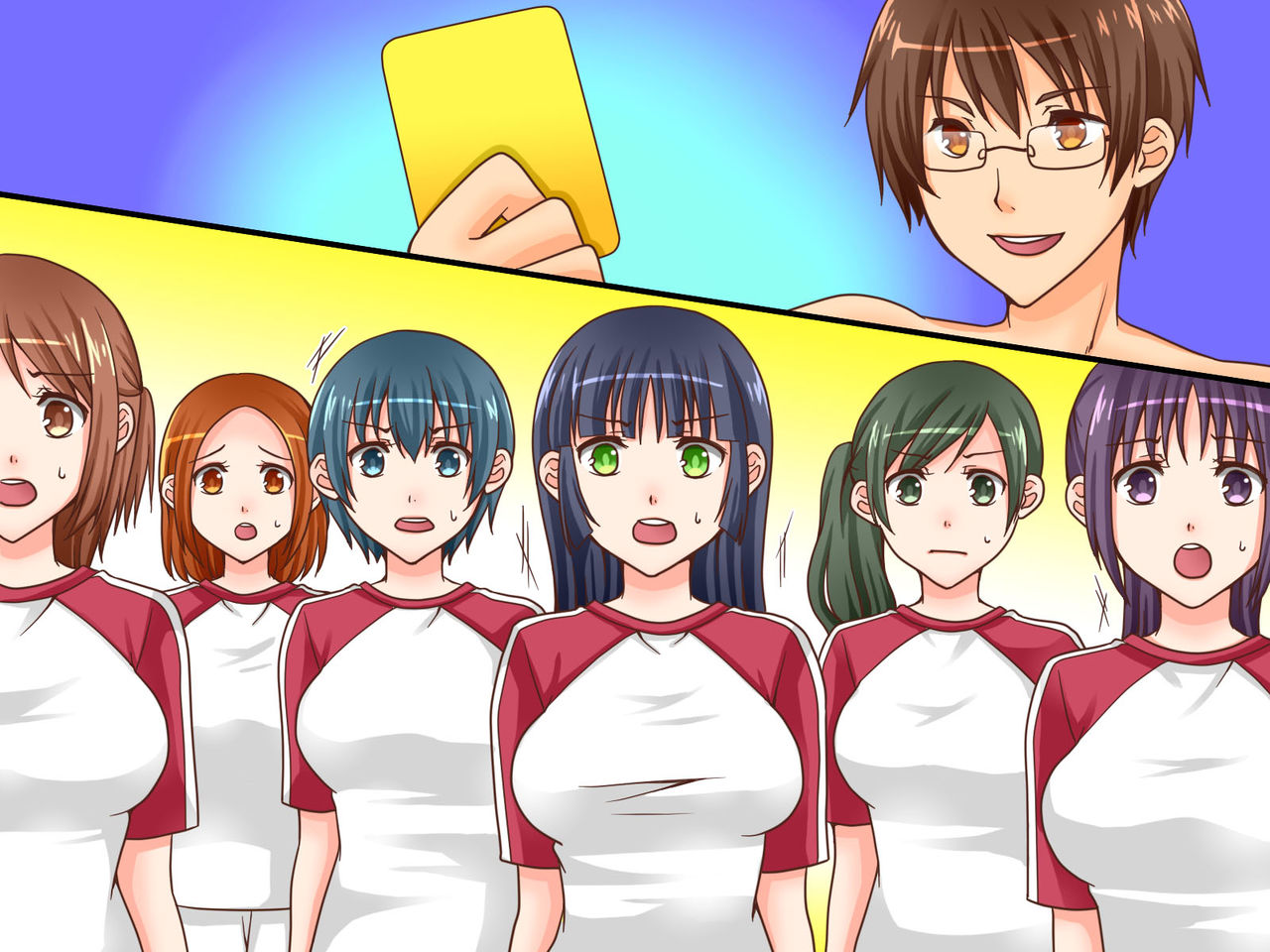 Đọc truyện hentai Shinpan no Meirei wa Zettai! ~ Donna Koto demo Shitagawaseru Mahou no Shinpan Card - Artist CG