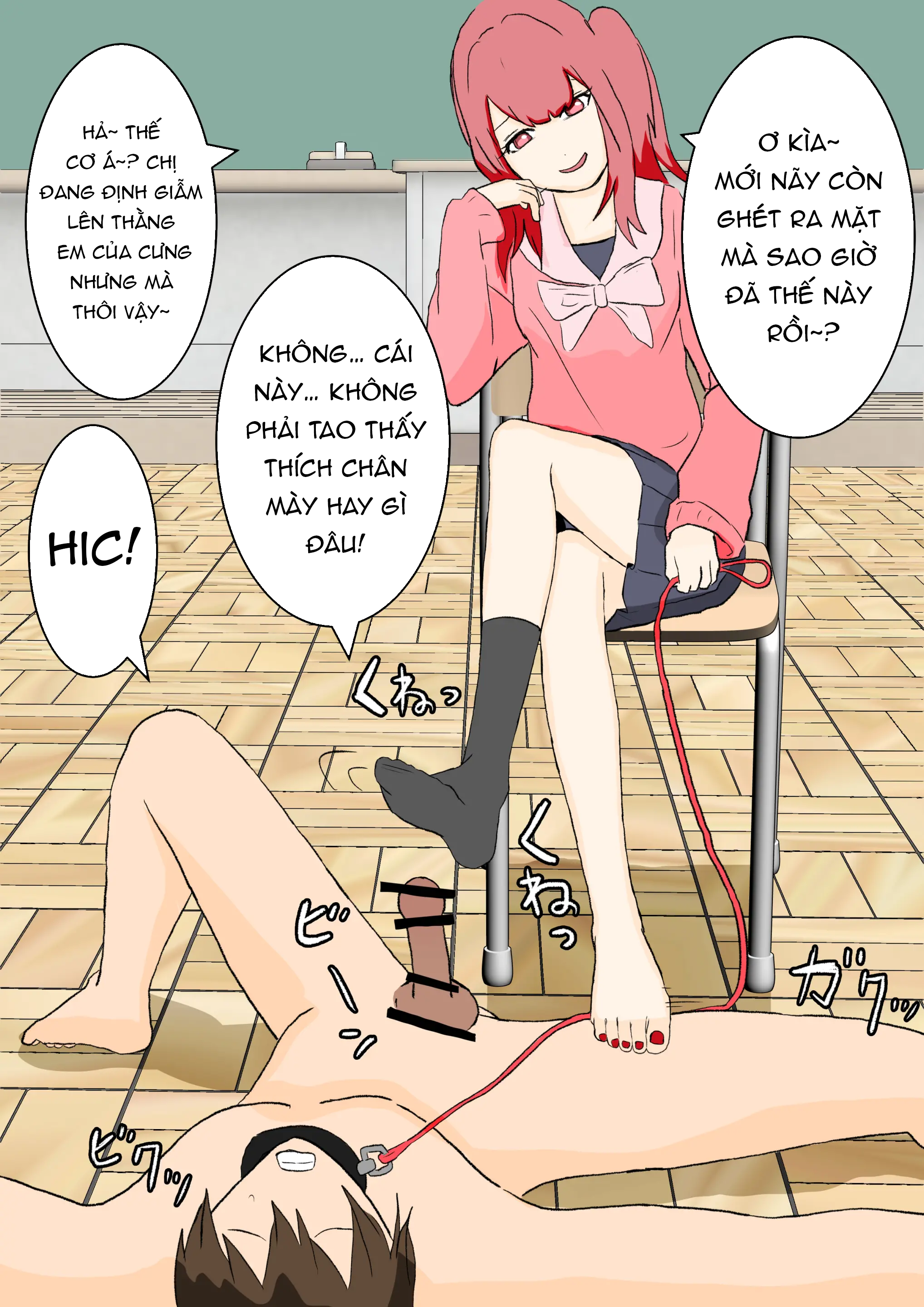 Đọc truyện hentai Hình phạt tra tấn chân của cán bộ kỷ luật - Oneshot