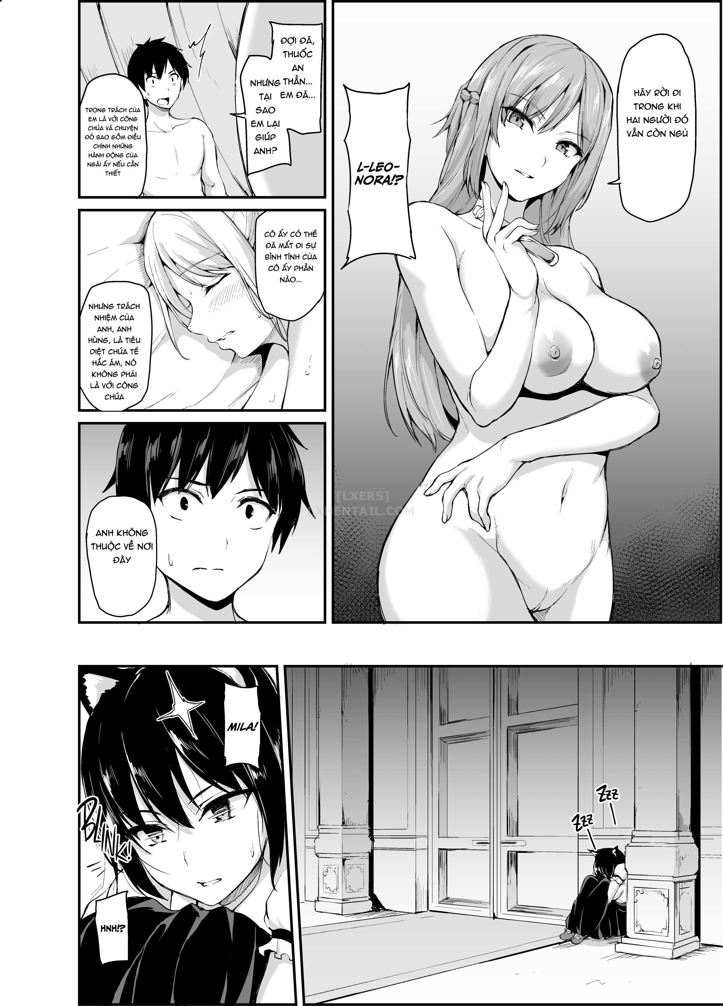 Đọc truyện hentai Tales of a Harem in Another World - Chap 4 - Opulence and Beauty!? Orgy in the Queens Chamber!