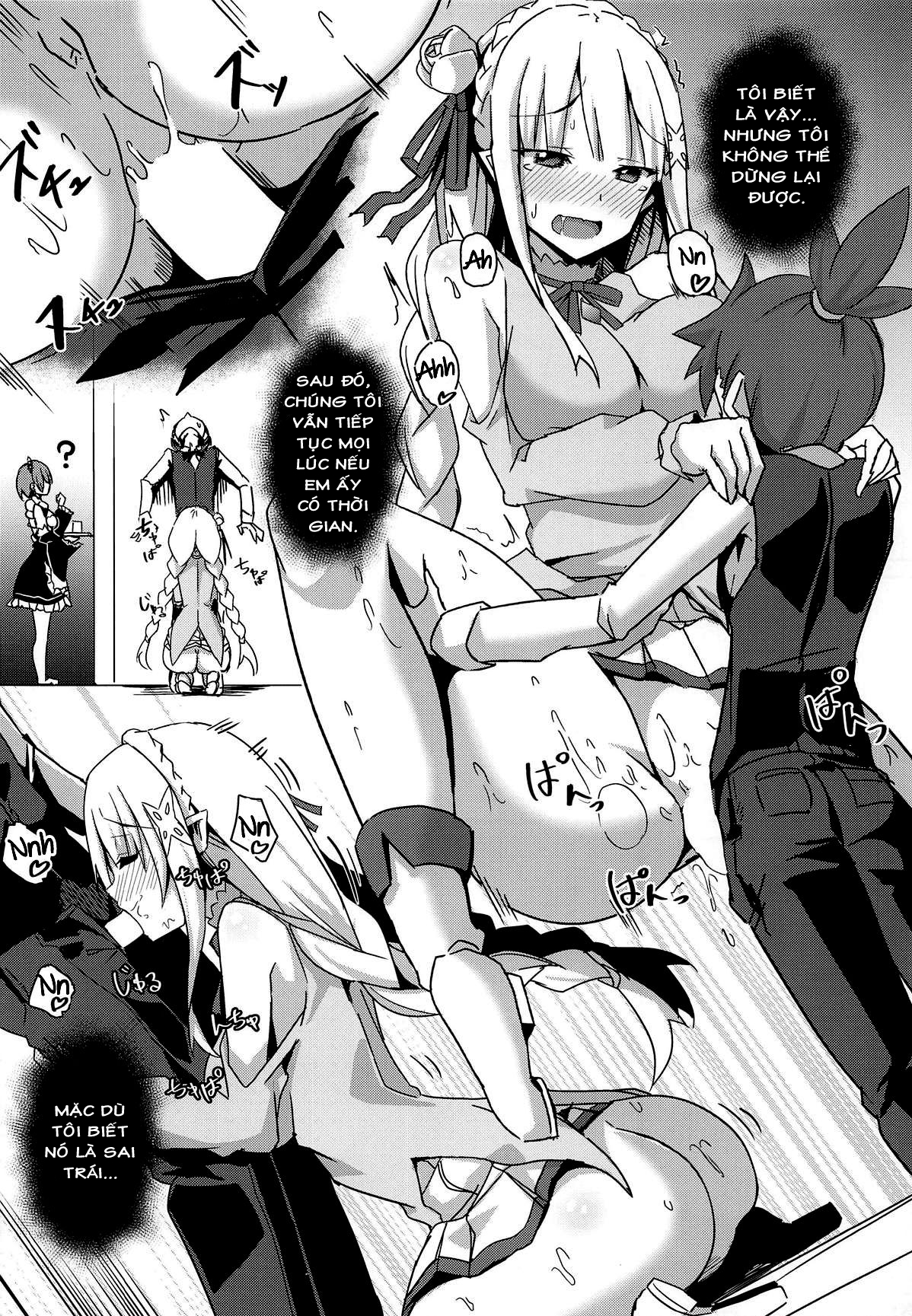 Đọc truyện hentai Majo no Nokoriga II (Re:Zero kara Hajimeru Isekai Seikatsu) - Oneshot