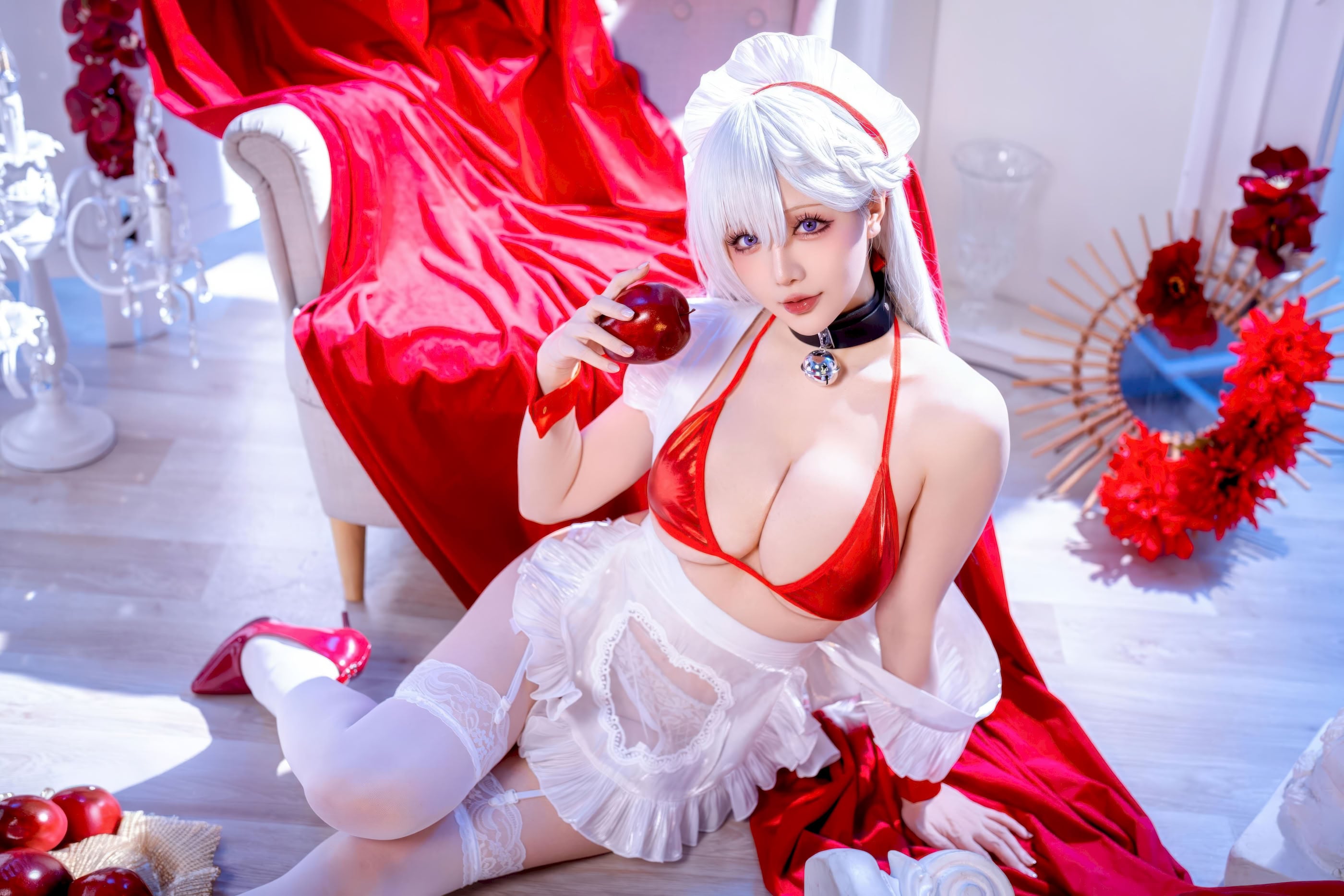 Đọc truyện hentai Tuyển tập Albums siêu phẩm Cosplay - Chap 1434 - Starry Night - (First Half) Azur Lane Belfast