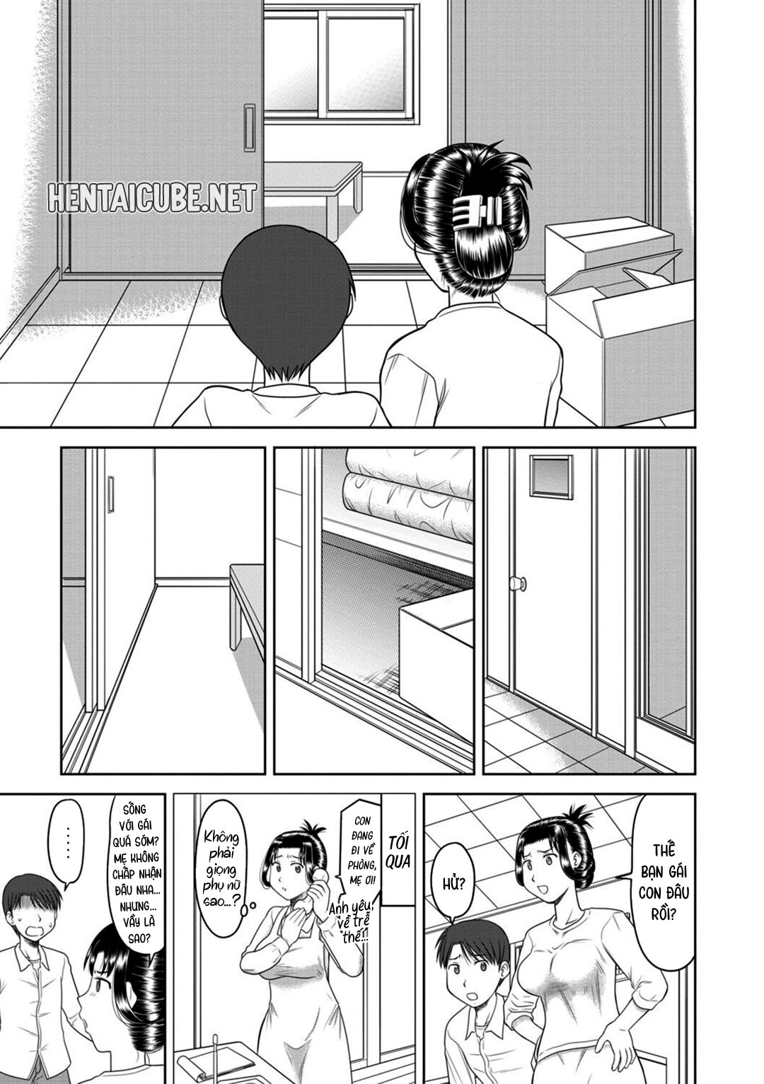 Đọc truyện hentai Tôi, mẹ tôi và căn phòng hình như có ma - Oneshot