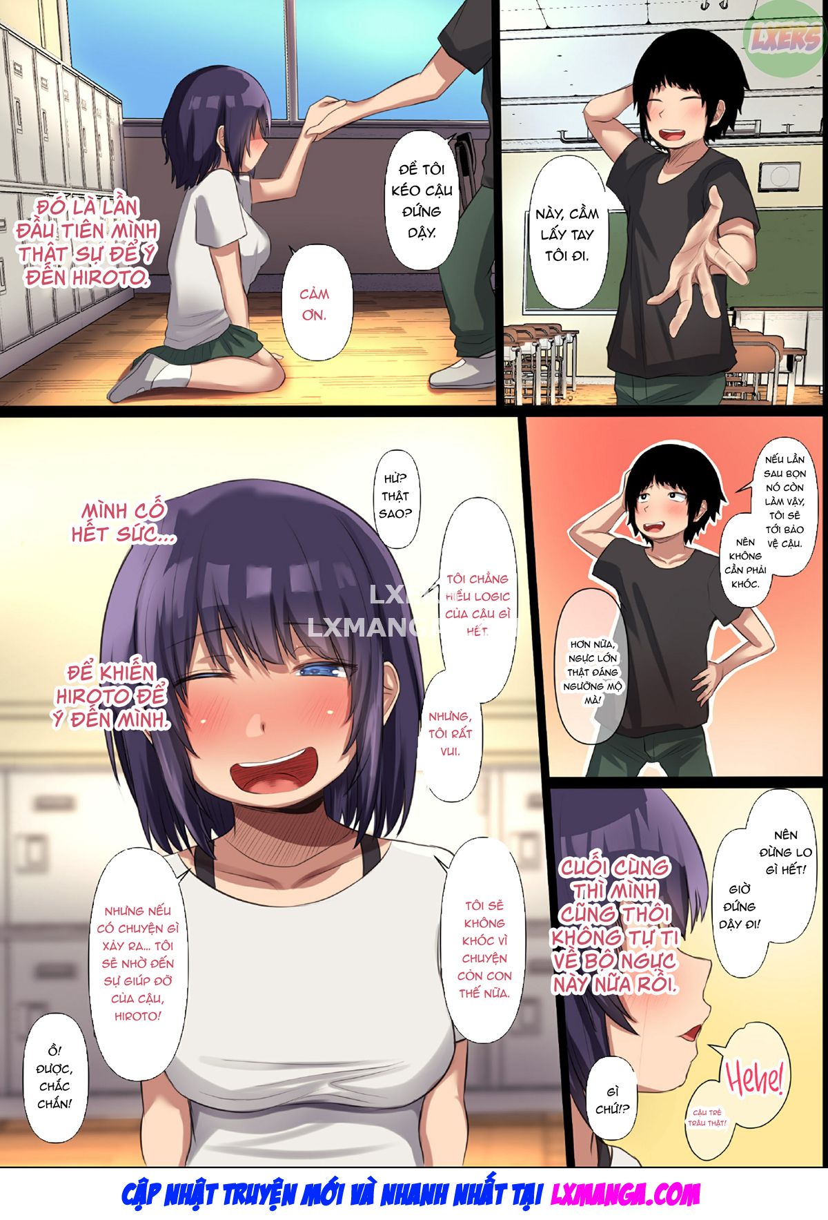 Đọc truyện hentai Người yêu thời thơ ấu của tôi đã bị gài bẫy bởi con cặc khổng lồ của một học sinh lớp trên - Chap 2 - [END]