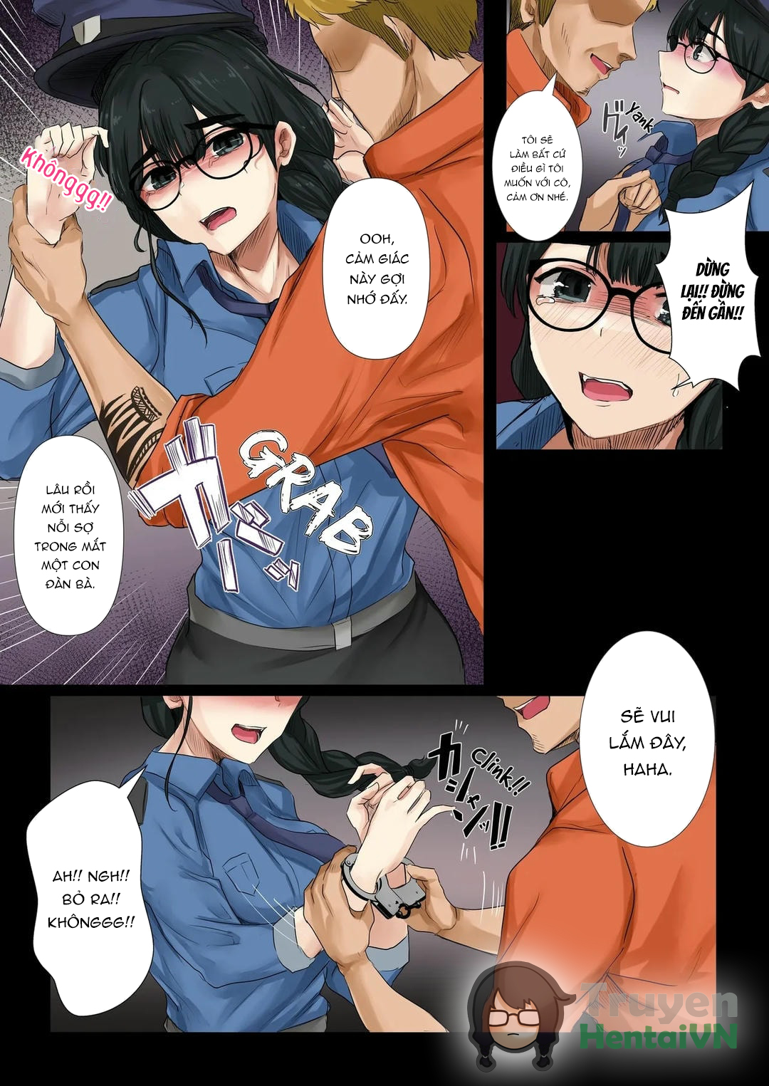 Đọc truyện hentai Dame Kanshu x Shuujin -Gyakuten- | Useless Officer X Prisoner - The Tables Turned - Oneshot