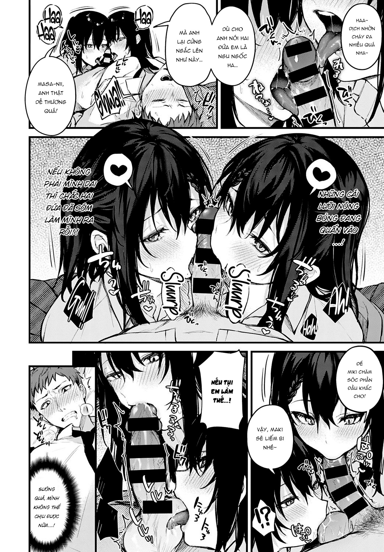 Đọc truyện hentai Twins in Heat - Oneshot
