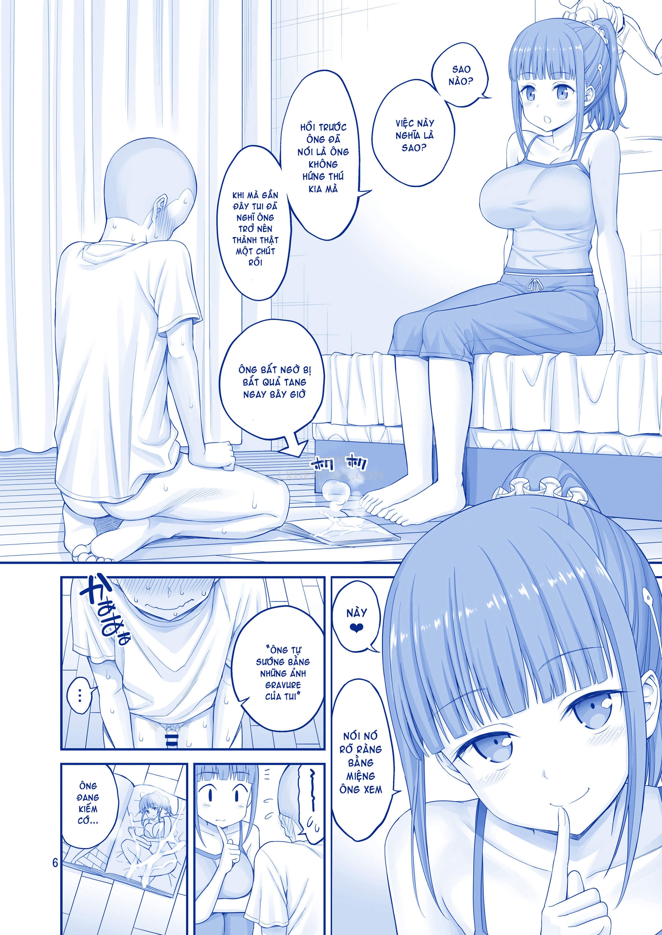 Đọc truyện hentai Kimi wa Akogare no Tawawa - Oneshot