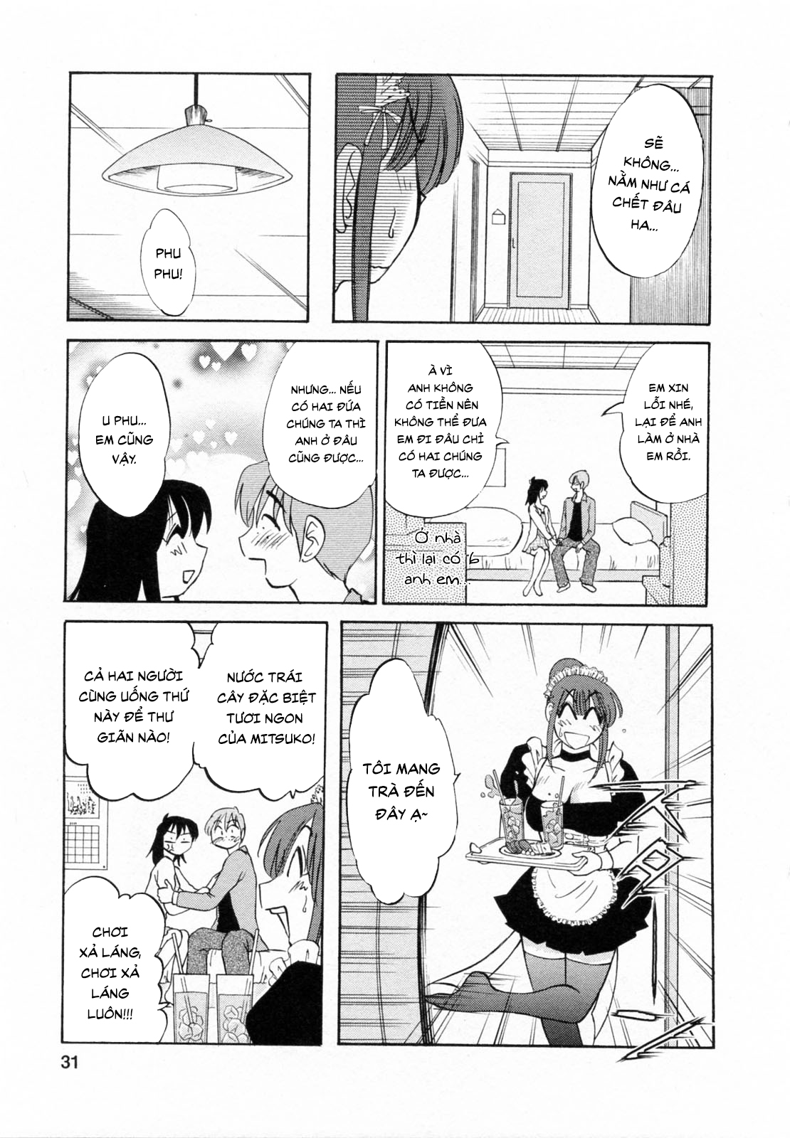 Đọc truyện hentai Maid no Mitsukosan Vol.2 - Chap 1. Từ trang 28.