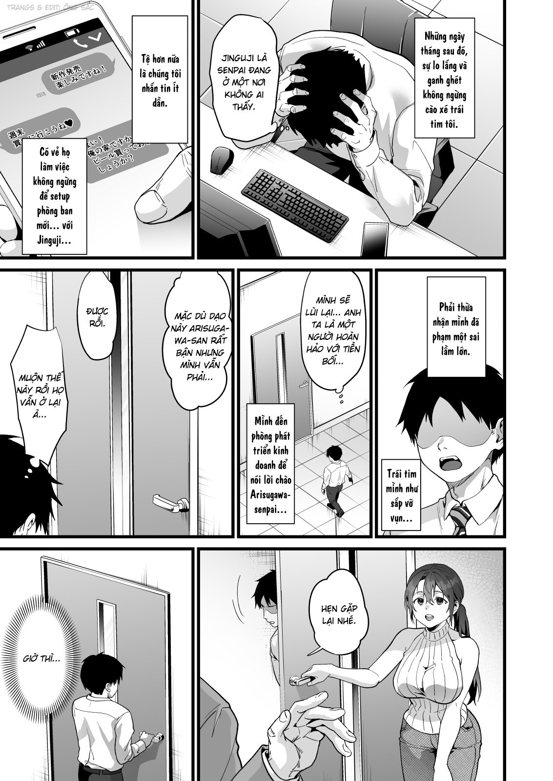 Đọc truyện hentai Tiền bối được yêu mến cơ quan đã phải lòng tôi - Oneshot