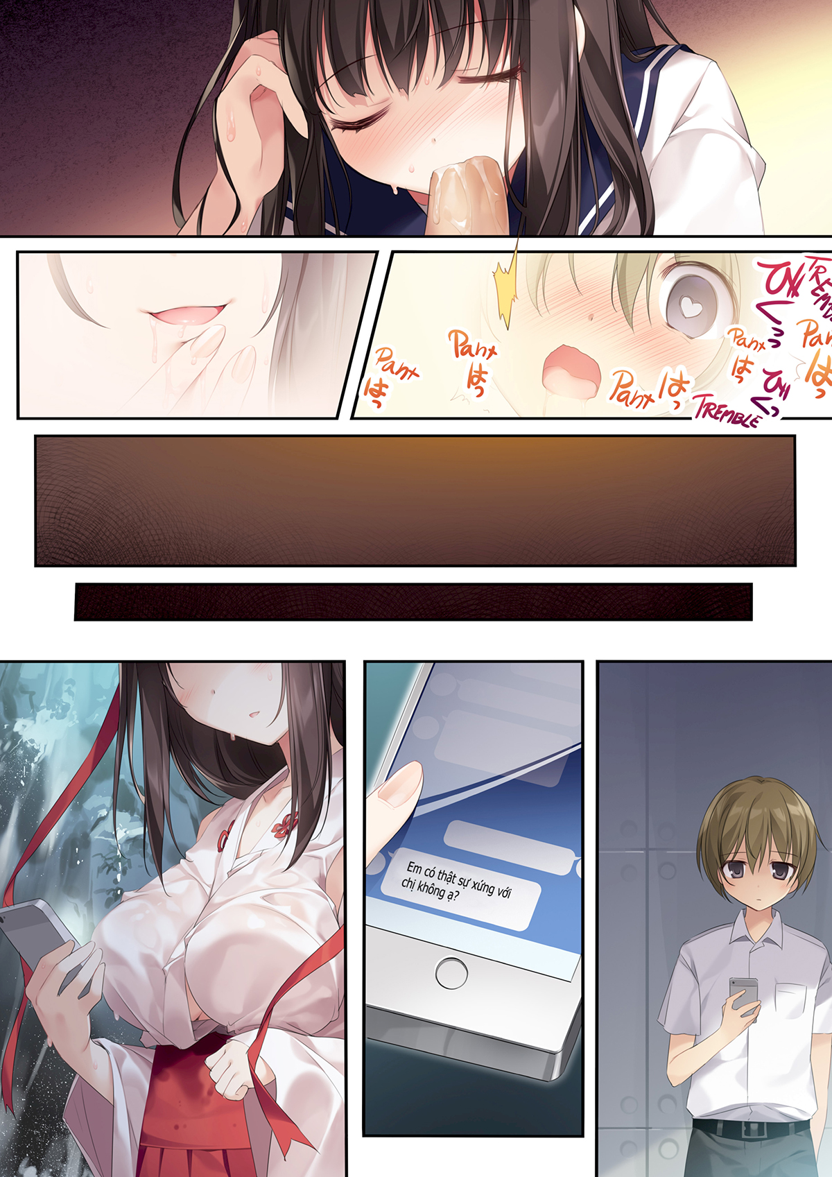 Đọc truyện hentai Chị vu nữ trong trắng siêu dâm (nguyên tác) - Ch. 1. Miko-sempai