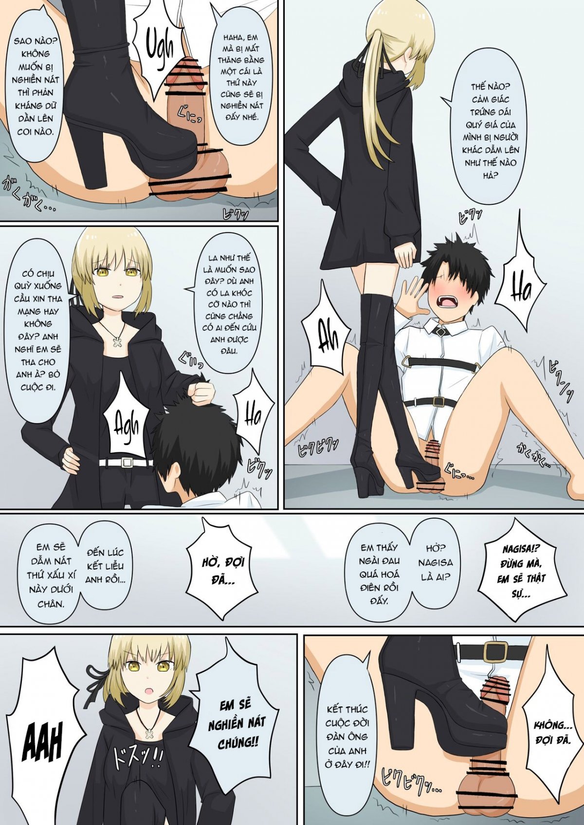 Đọc truyện hentai Bị bạn gái bắt nạt - Oneshot