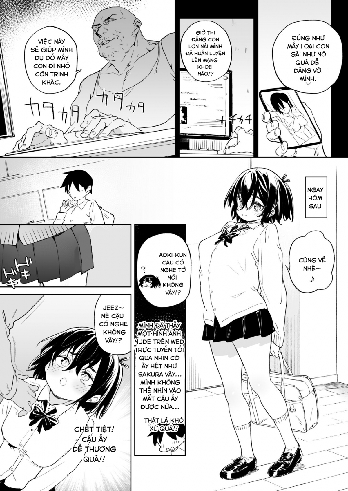 Đọc truyện hentai Một cô gái nữ sinh khỏe mạnh ngây thơ - Oneshot