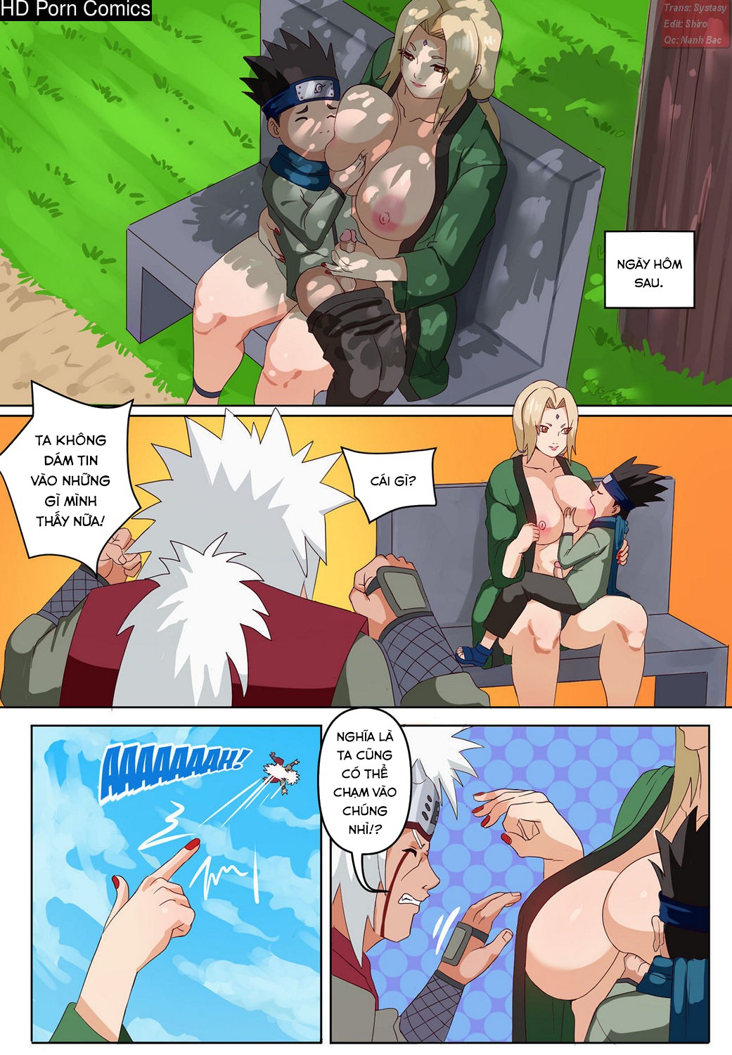 Đọc truyện hentai Tsunade & Konohamaru comic porn - Oneshot