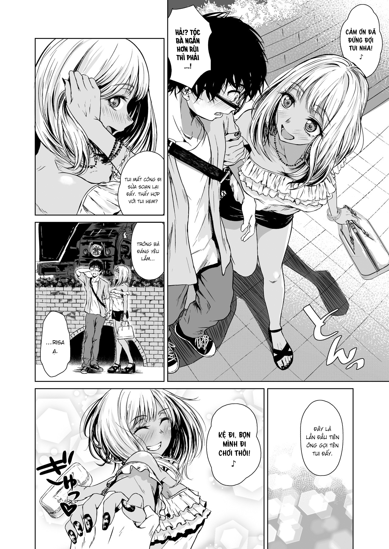 Đọc truyện hentai Một tuần dài tìm hiểu nhau của cô nàng gyaru và anh chàng nhát gái - Chap 2