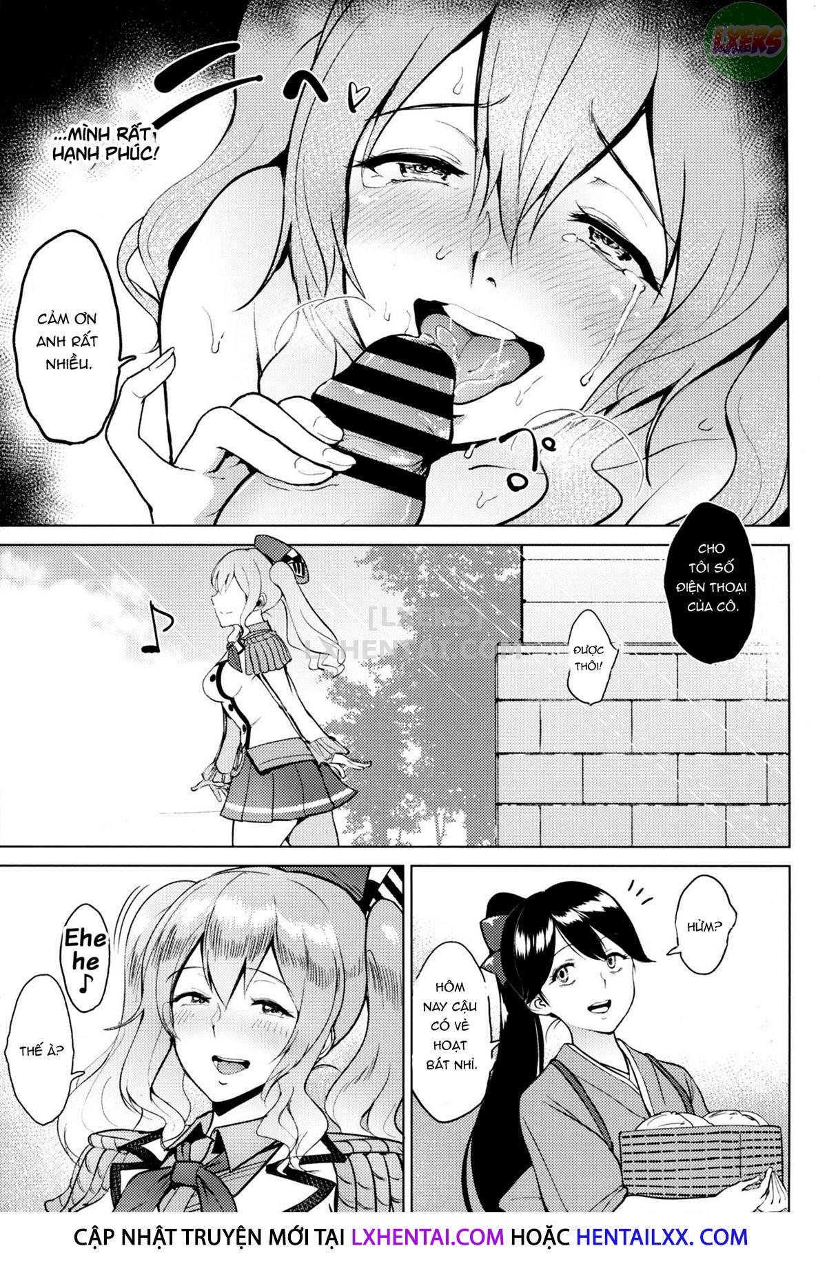 Đọc truyện hentai Roshutsu Ni Hamatta Kashima To Houshou - Oneshot