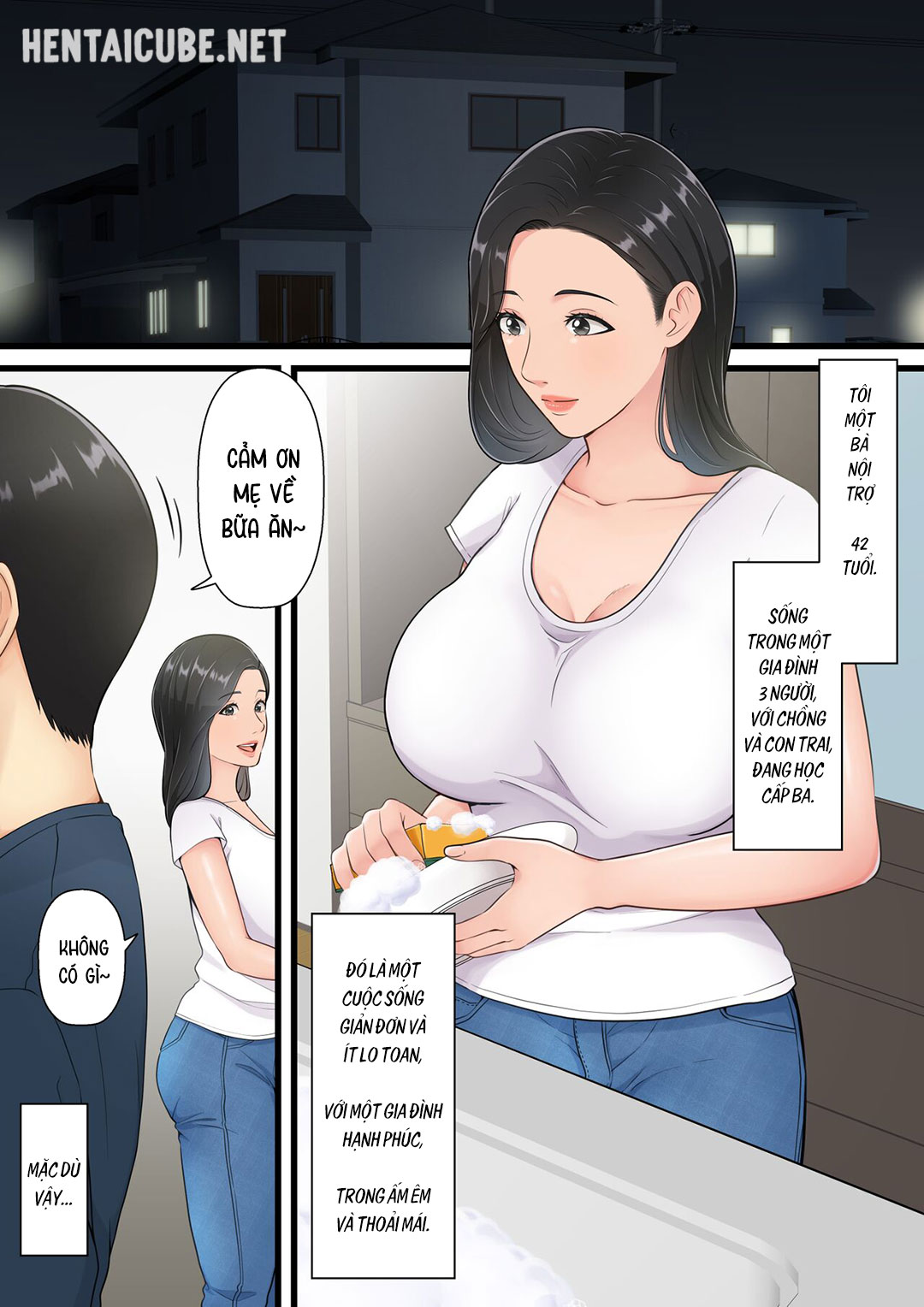 Đọc truyện hentai Người mẹ tốt chịu thua trước cu con trai - Oneshot