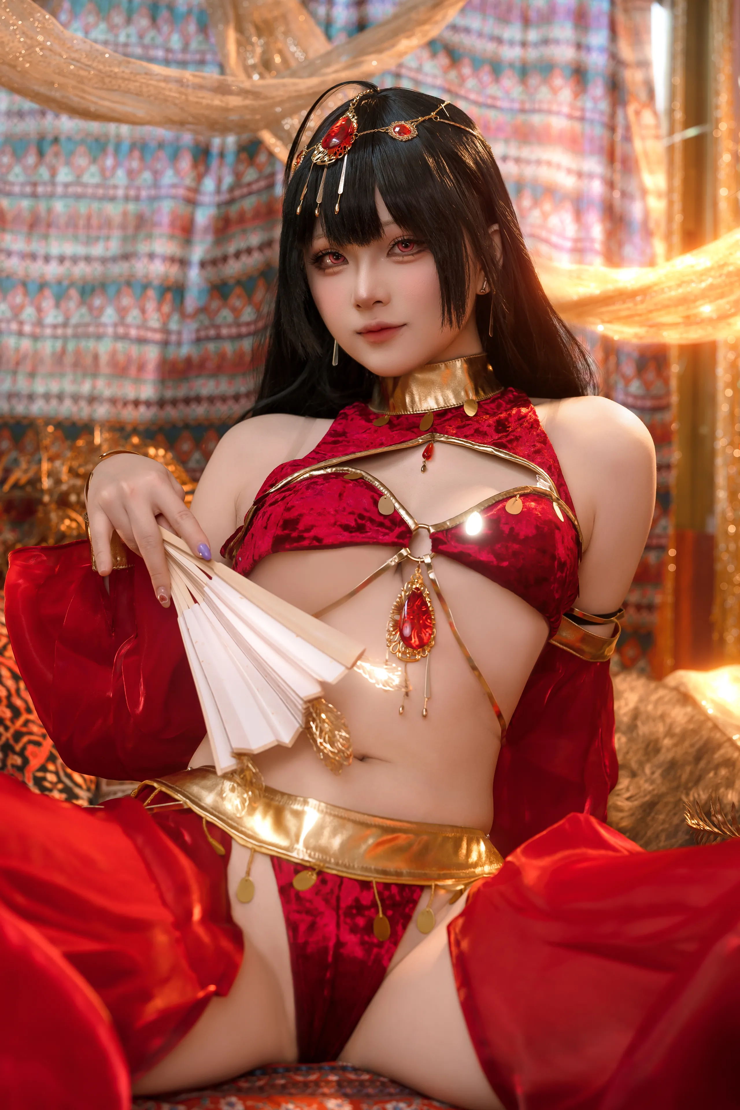 Đọc truyện hentai Tuyển tập Albums siêu phẩm Cosplay - Chap 1018 - Yuyu - Azur Lane Big Phoenix Dancer New Year Special