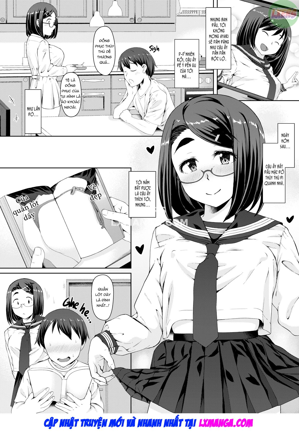 Đọc truyện hentai Bạn gái thẳng của tôi đạt điểm D vào cuối tuần - Oneshot