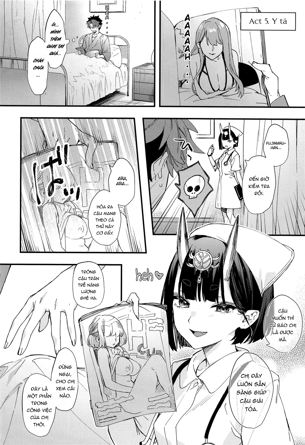 Đọc truyện hentai Này, em đang đọc sách đấy. - Oneshot nuột