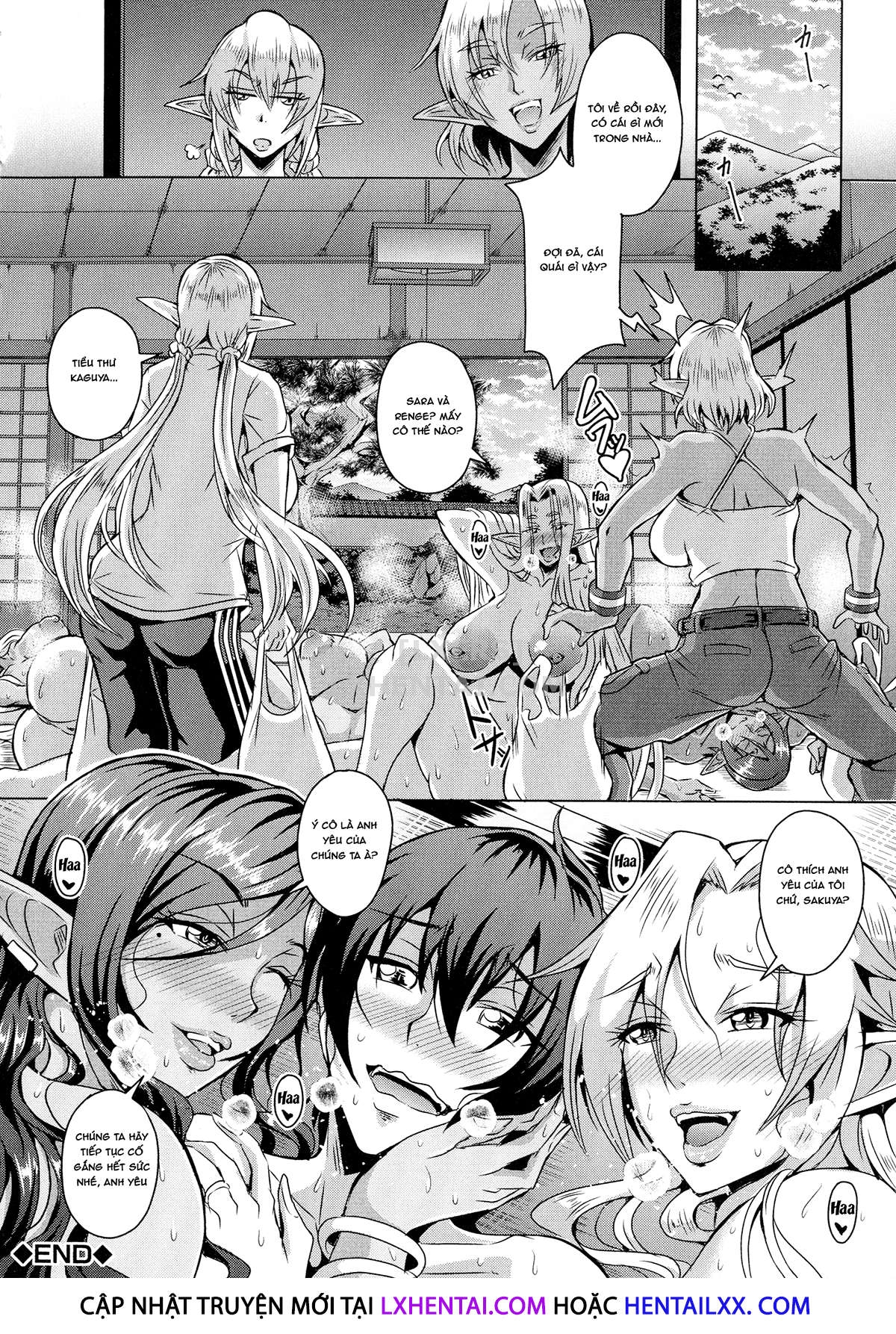 Đọc truyện hentai Elf Harem Story - Chap 5 - [END]