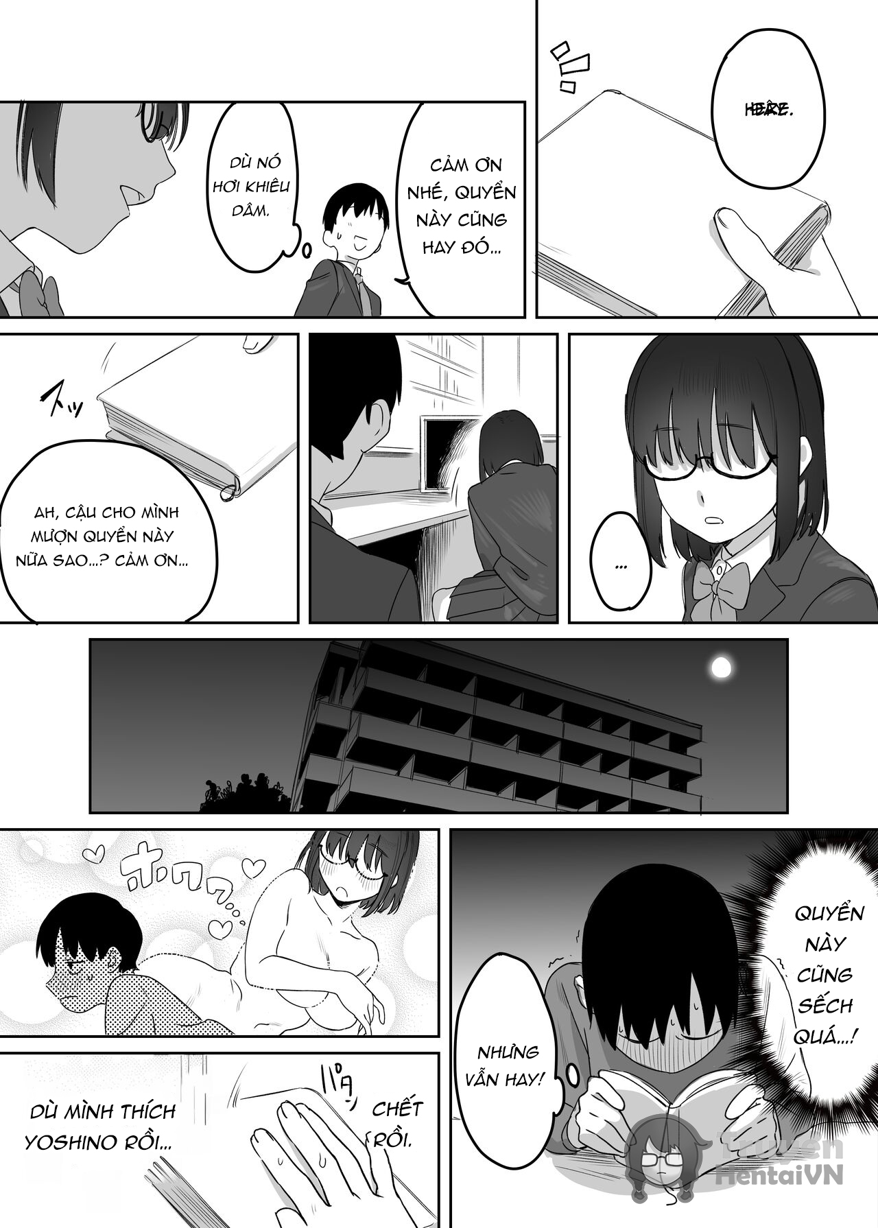 Đọc truyện hentai Yomenai Kimi to | With You, Who Is Hard To Read - Oneshot