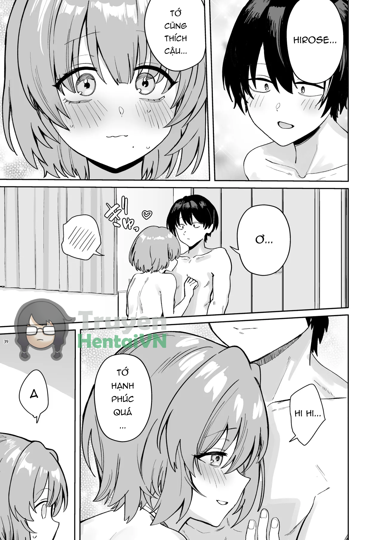 Đọc truyện hentai Class de Kakure Ninki no Hirose-san ga Guigui kuru! - Oneshot