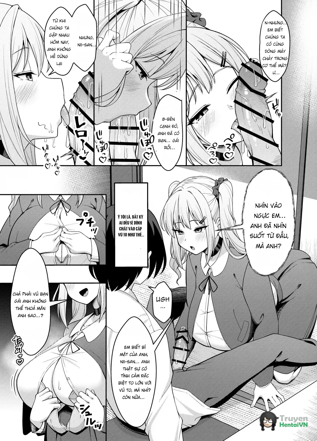 Đọc truyện hentai Ani Love Koushitsudo Chounyuu Imouto ni Semararete Haramasechau Hanashi - Oneshot