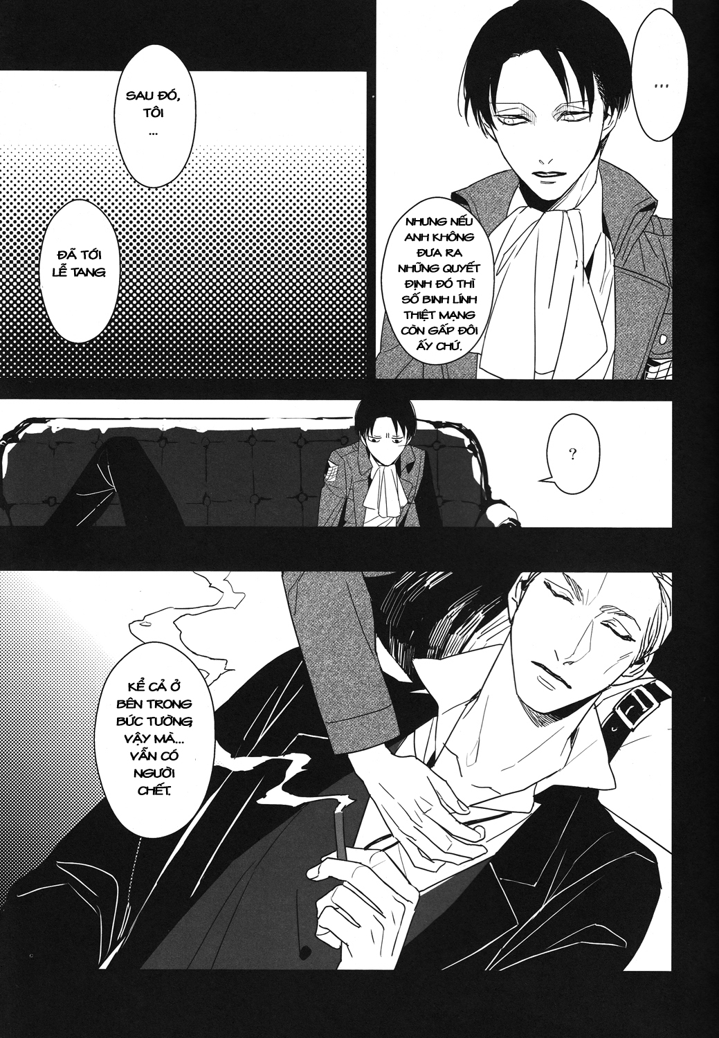 Đọc truyện hentai Icarus ga Nishi no Hate (Shingeki no Kyojin) - Oneshot