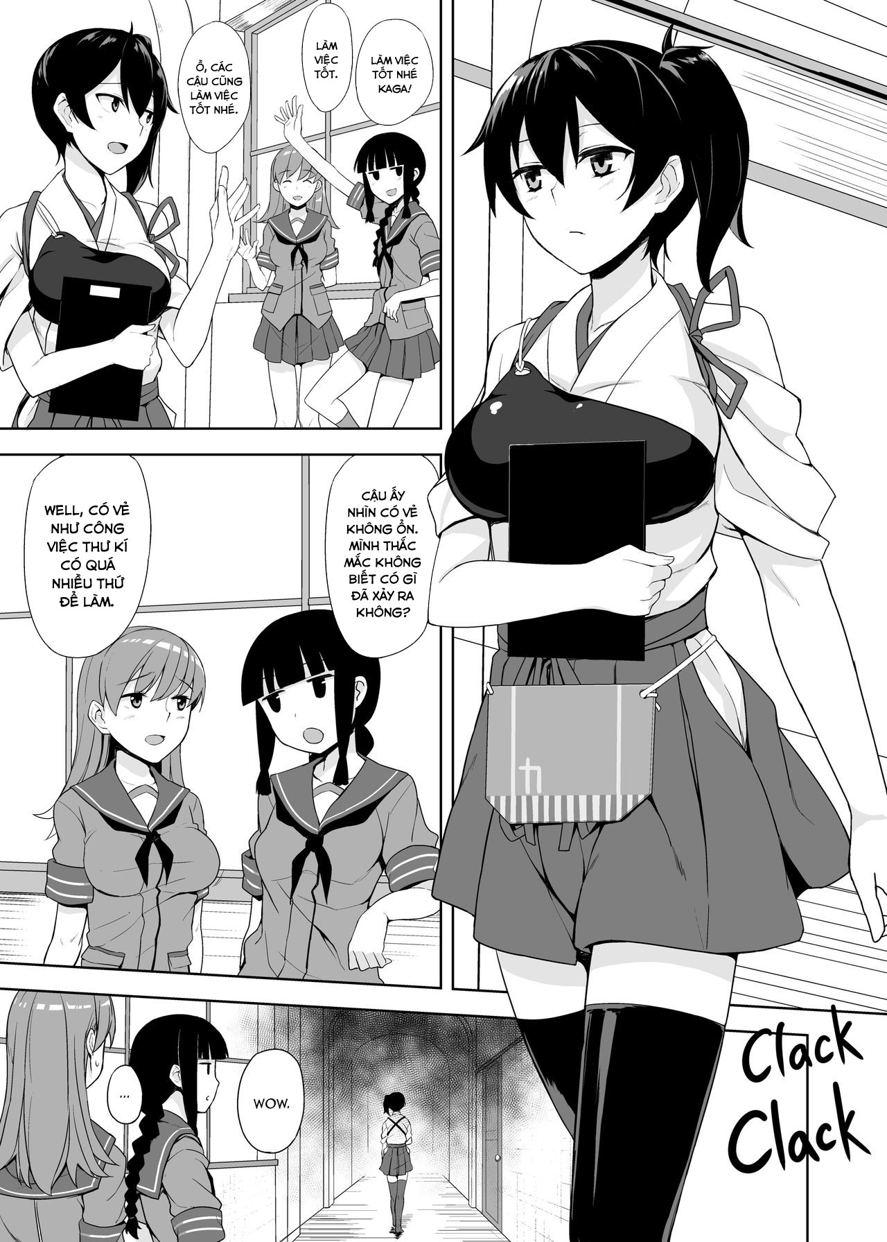 Đọc truyện hentai Worries of the Secretary Ship Kaga - Oneshot